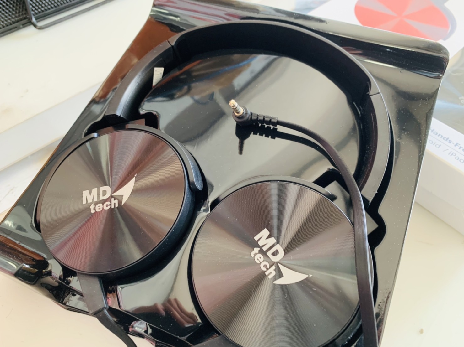 หูฟัง HeadSet MD-TECH (HS5) Black สินค้ามีประกัน ของใหม่มีกล่อง