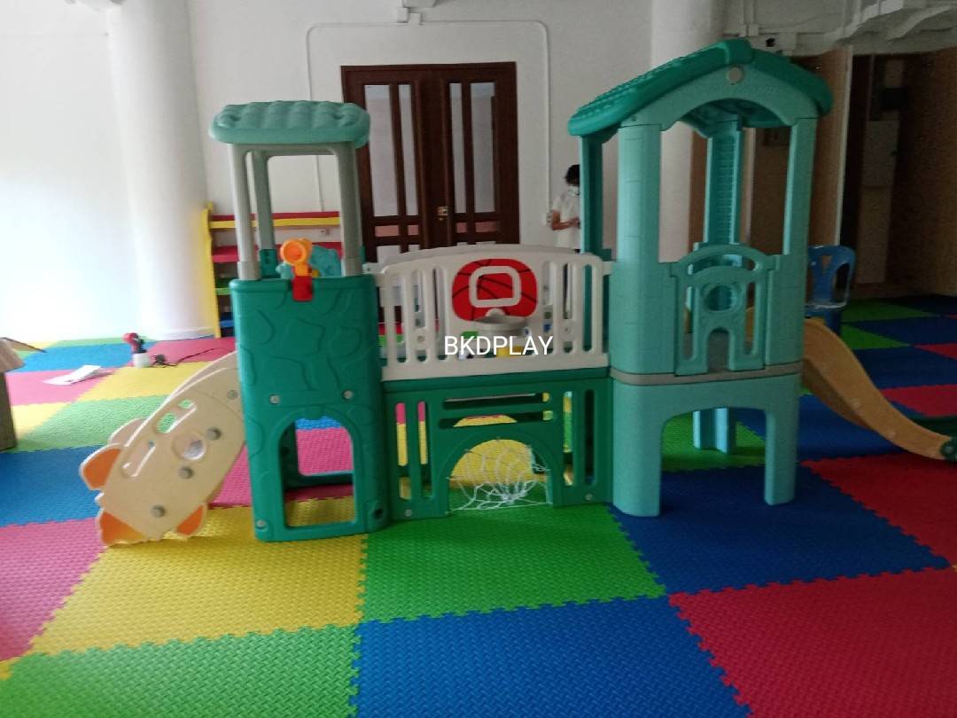 บ้านสไลเดอร์ บันไดจรวด 2 ทาง ,สไลเดอร์,กระดานลื่นเด็ก,เครื่องเล่นสนามกลางแจ้ง-ในร่ม ของเล่นเด็ก พร้อมส่ง