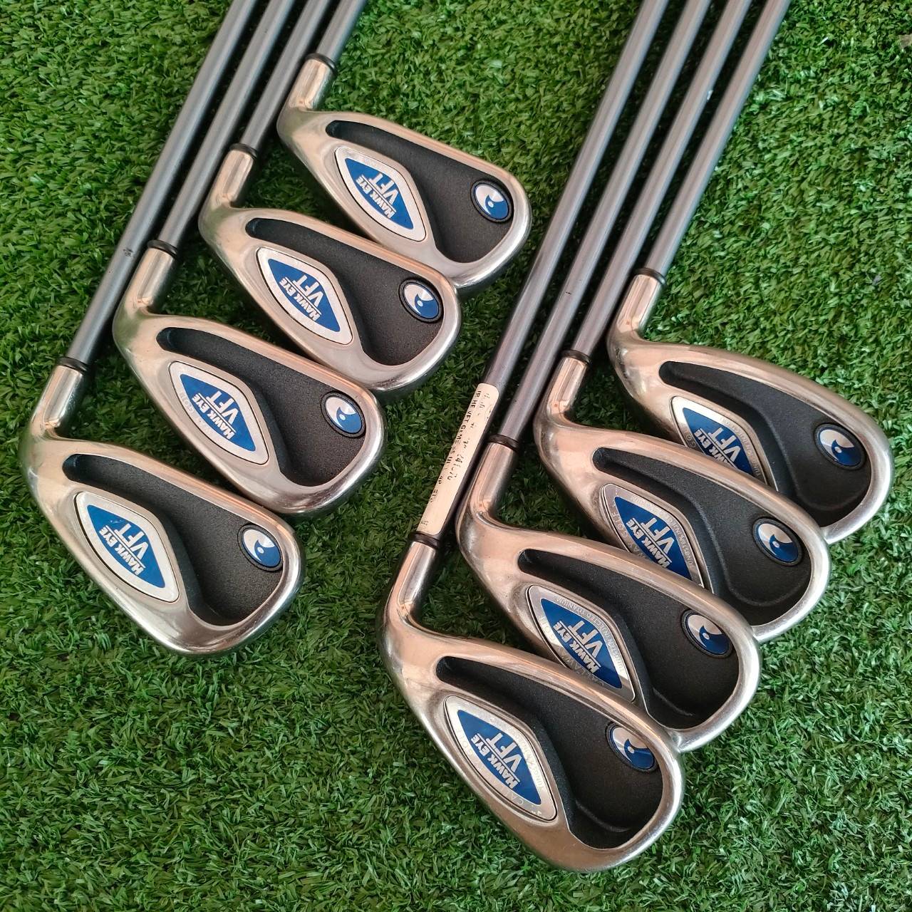 **ไม้กอล์ฟสำหรับผู้หญิง** ชุดเหล็ก CALLAWAY HAWK EYE VFT มีเหล็ก 4-9 เเละ PW SW ก้าน GEMS 55 FLEX L ก้าน GEMS เป็นก้านพรีเมี่ยมสุด ออกแบบมาสำหรับคุณผู้หญิงโดยเฉพาะ ไม้กอล์ฟมือสอง ของแท้ BY NakaraLuxurious