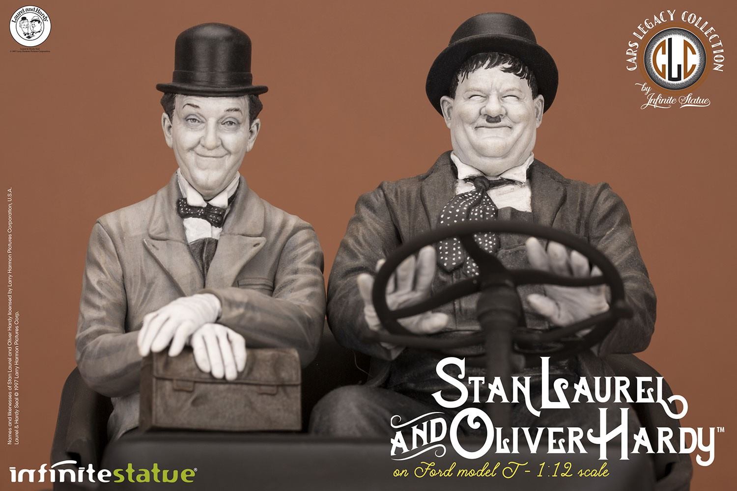 [สั่งจอง]Sideshow X Infinite Statue 906957 : Laurel & Hardy on Ford Model T Statue.