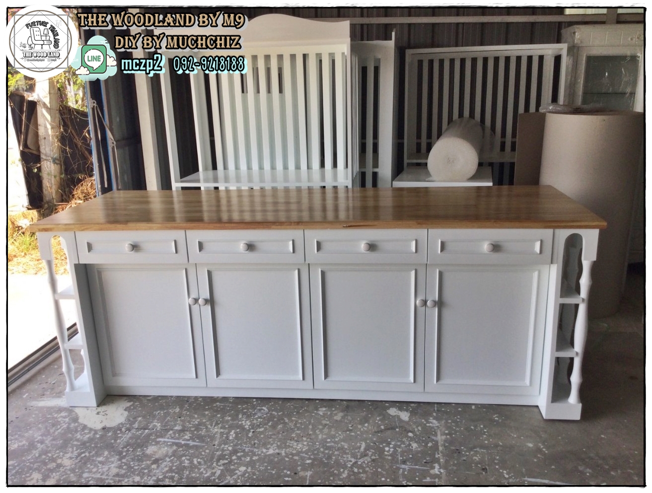 👑Counter-bar #Counterห้องครัว #Furniture vintage style #Counterกาแฟ☕️💮 เฟอร์นิเจอร์เจ้าหญิง/ตู้vintage🔖สีขาว🗄ตู้หัวเตียง#ตู้ลิ้นชัก#ตู้วางTV🖥#ตู้วางรองเท้า✿◕ ‿ ◕✿⛲ตู้โชว์#ตู้กระจก🔖
