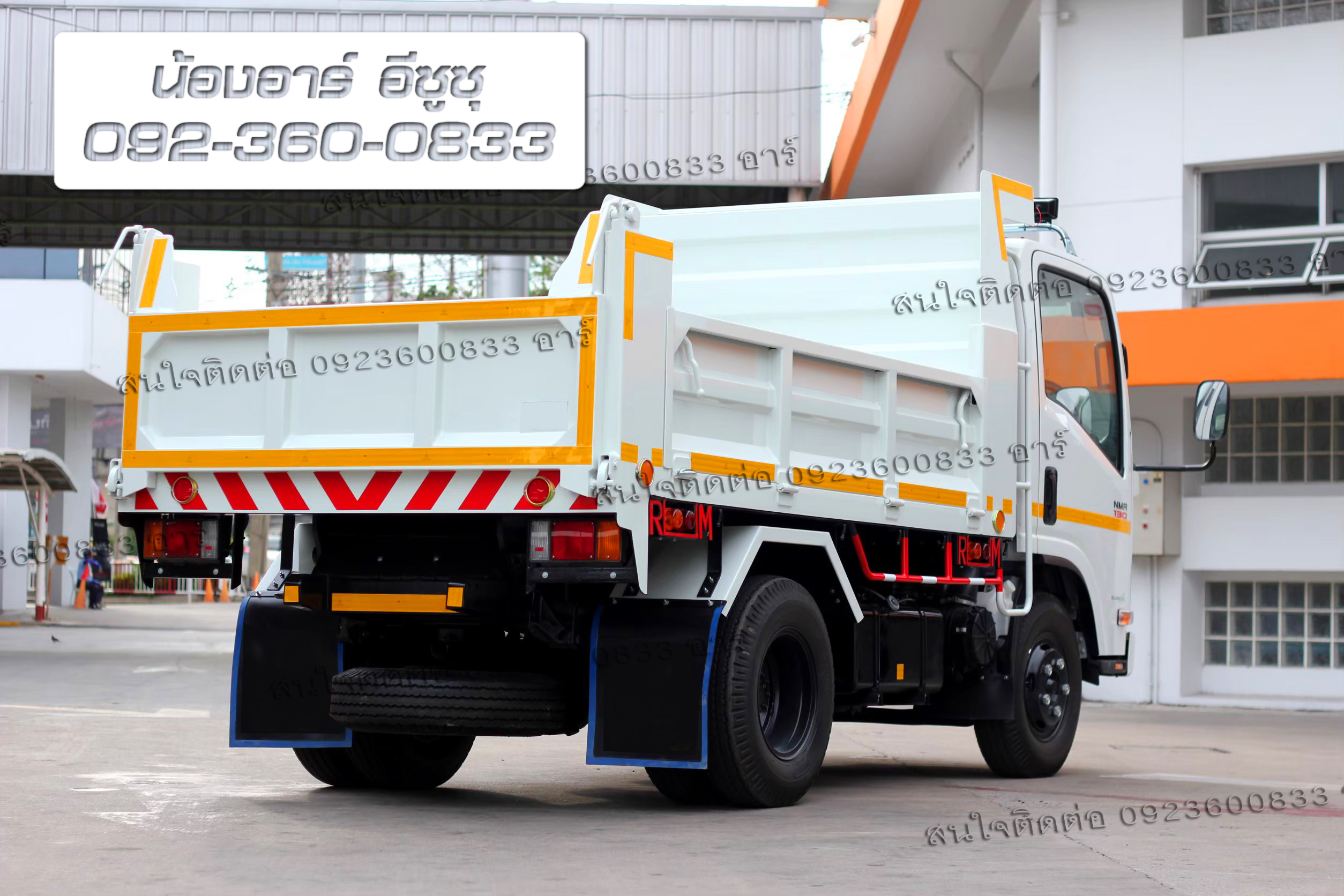 6 ล้อ ISUZU NMR130 แรงม้า พร้อมกระบะดั๊มพ์