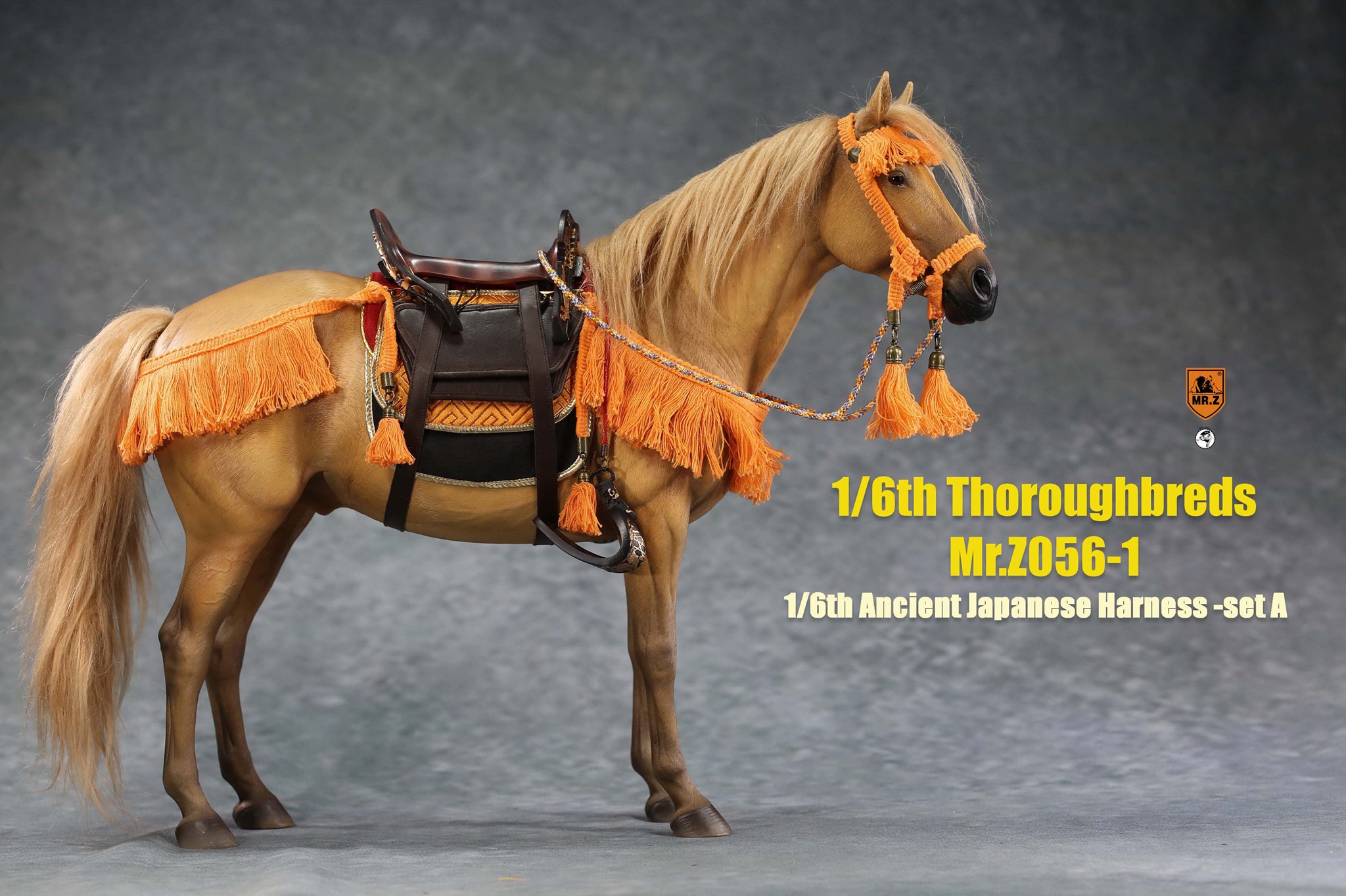 [สั่งจอง]MR.Z MRZ056 1/6 animal model No.56 : Thoroughbreds （all 5 colours） MR.Z 1/6 : Ancient Japanese Harness Set