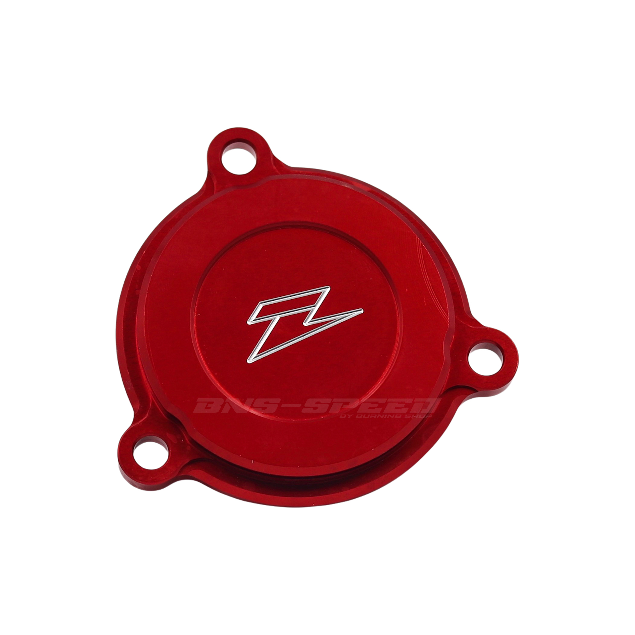 ฝาปิดกรองน้ำมันเครื่อง KLX125 140 150 สีแดง