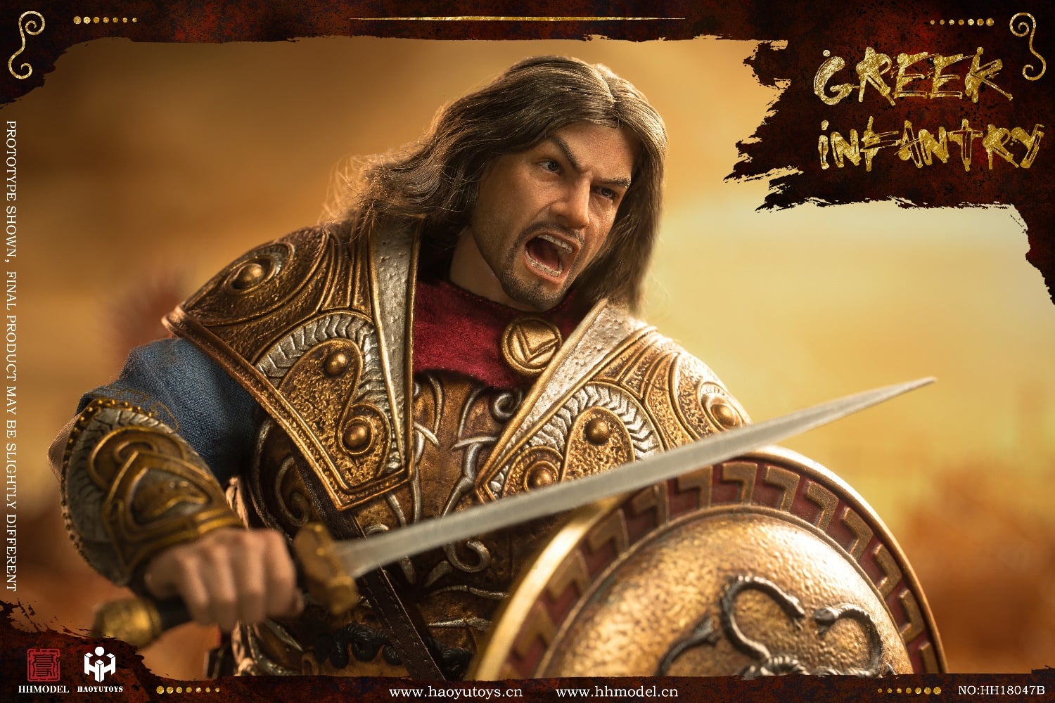 [สั่งจอง]HHMODEL x HAOYUTOYS HH18047 1/6 : Imperial Army-Greek Infantry Gold Edition