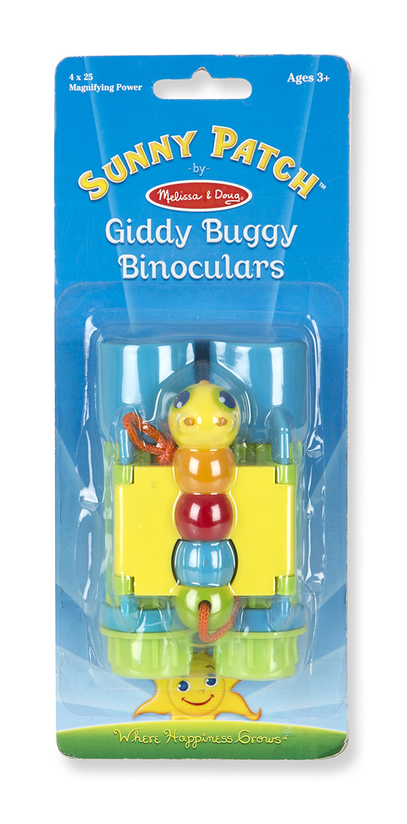 กล้องส่องทางไกลสำหรับนักสำรวจน้อย หมุนได้จริง ส่องทางไกลได้จริง Giddy Buggy Binoculars Melissa&Doug, ของเล่นเสริมพัฒนาการ, ของเล่น