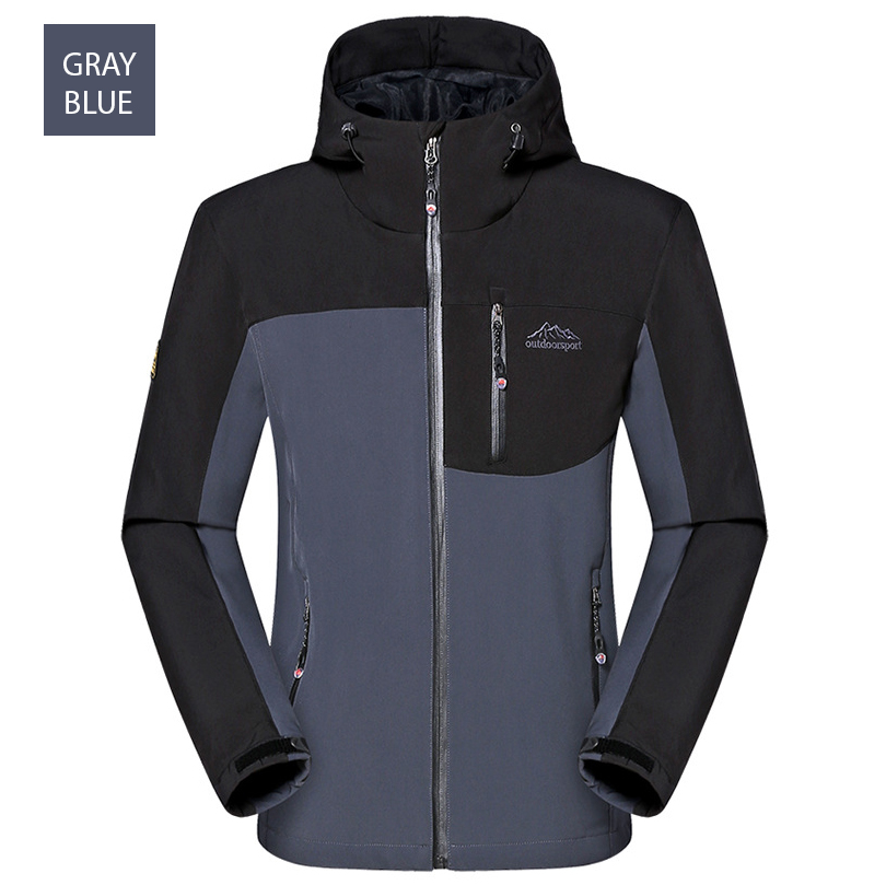 เสื้อแจ็คเก็ตกันหนาวแต่งฮู้ด OUTDOORSPORT -10336