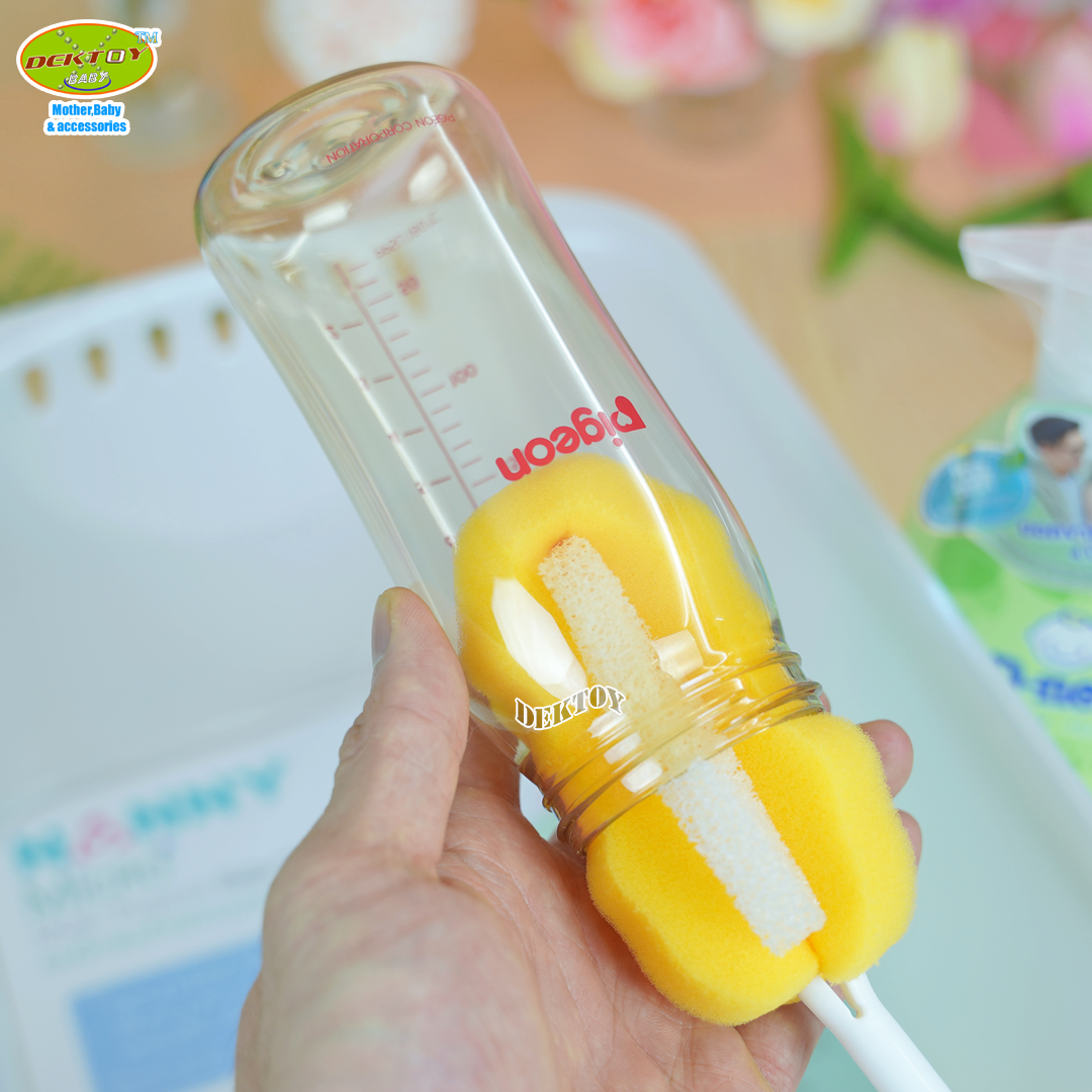 Gracekids เกรซคิดส์ แปรงล้างขวดนมฟองน้ำโคลเวอร์4442