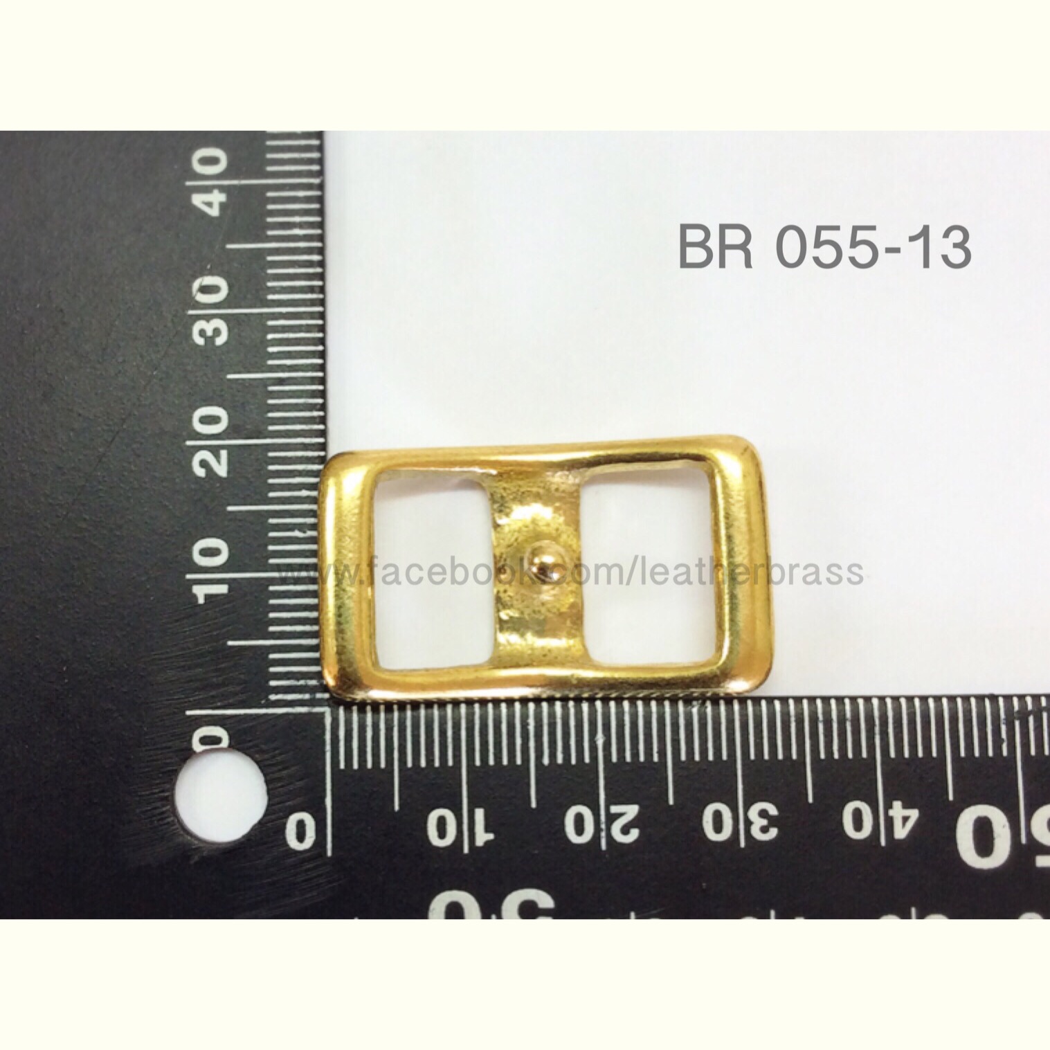BR055 อะไหล่ปรับสายกระเป๋า เนื้อทองเหลืองแท้ อุปกรณ์งานหนัง leatherbrass **ราคาต่อชิ้น**