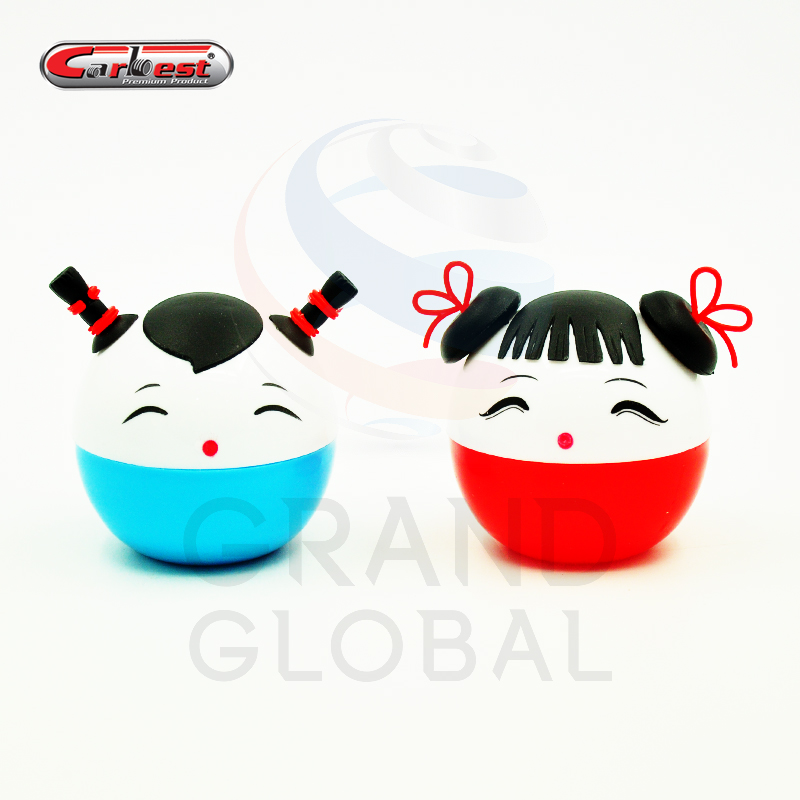 Triple-G ตุ๊กตาน้ำหอม เจลน้ำหอม ในรถยนต์ ห้องน้ำ ห้องนั่งเล่น แฟนซี ตุ๊กตาอาตี๋ อาหมวย กลิ่นดอกไม้สดชื่น แพ็คคู่