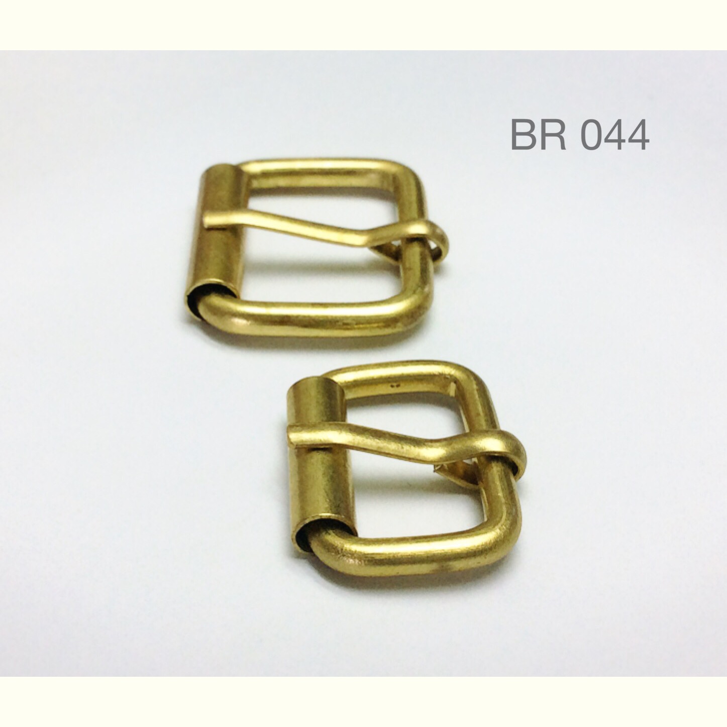 BR044 หัวเข็มขัด roller buckle อะไหล่ทองเหลืองแท้ อุปกรณ์งานหนัง **ราคาต่อชิ้น**