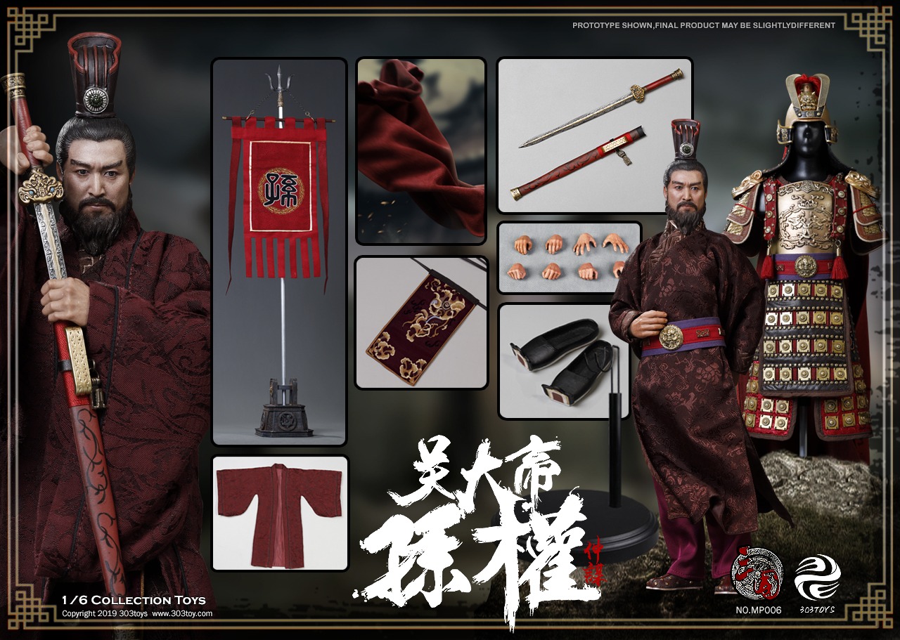 [สั่งจอง]303TOYS MP005/ MP006 1/6 SUN QUAN ZHONGMOU,EMPERER OF WU