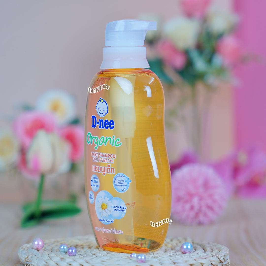 D-nee ดีนี่ ออร์แกนิค เบบี้แชมพู ซอฟท์แอนด์สมูท 400 มล.