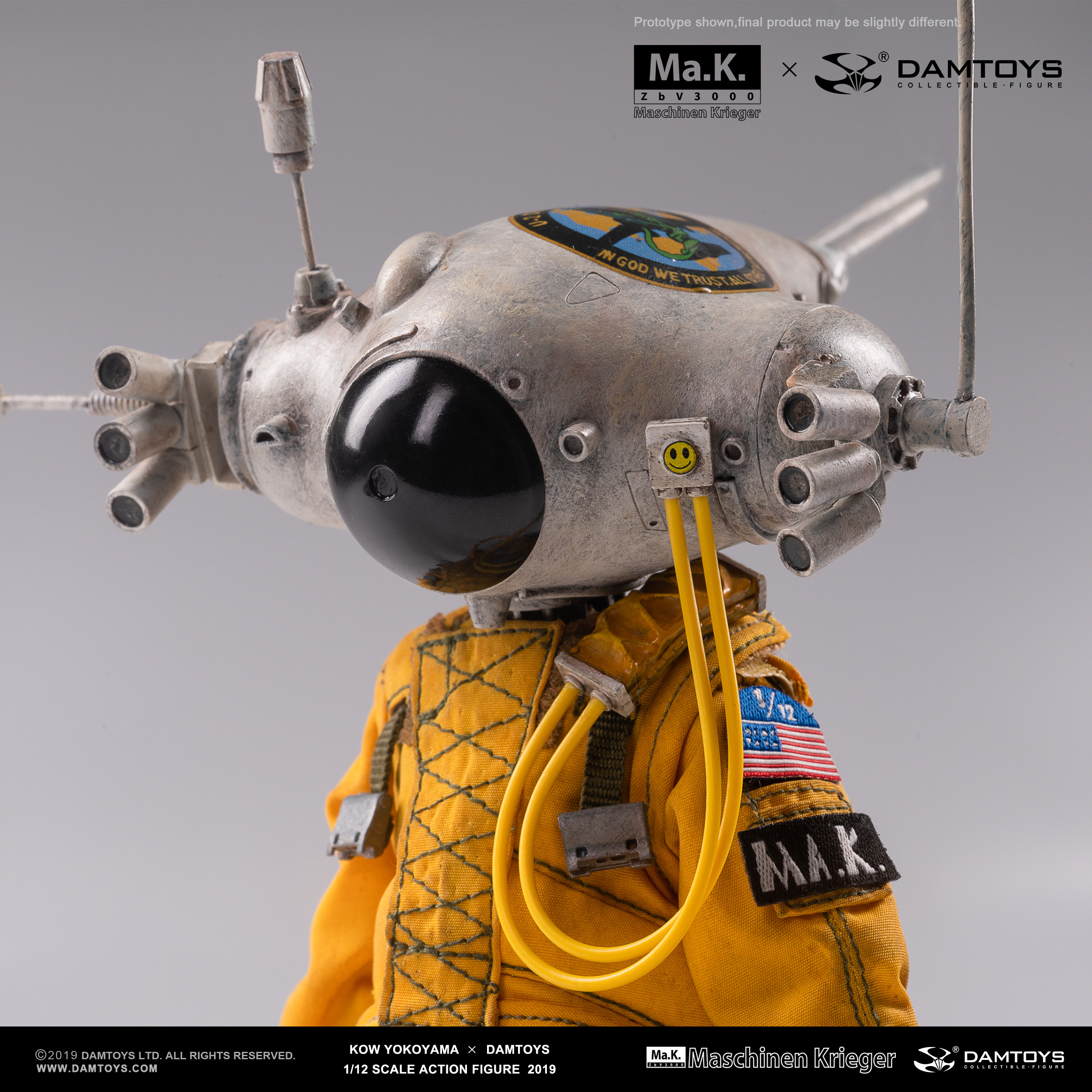 [สั่งจอง] Damtoys x Kow Yokoyama (CS018) Gans Boy U-2 1/12 action figure