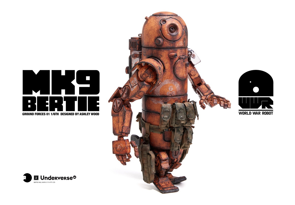 [สั่งจอง]Underverse UV202418 1/6 : World War Robot series Action Figure DESERT ALPHA BERTIE MK9