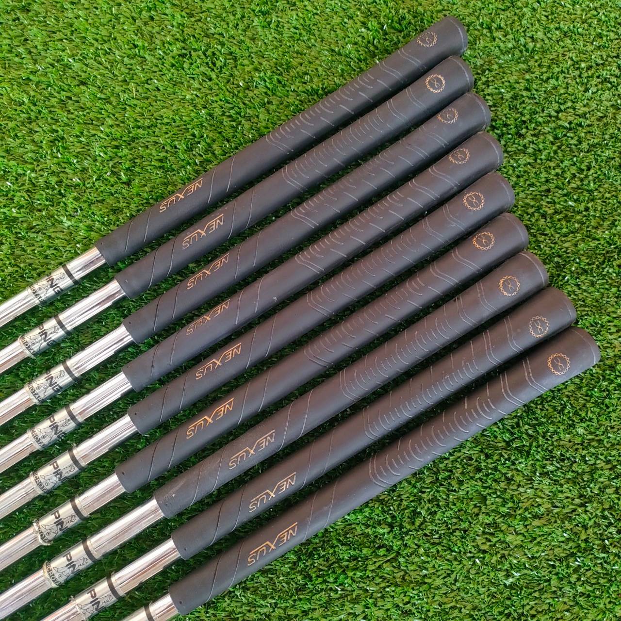 ชุดเหล็ก PING EYE2 จุดส้ม มีเหล็ก 3-9 เเละ PW SW ครบ, ทองแดง BECU BERYLLIUM COPPER เป็นสุดยอดวัสดุที่หาไม่ได้ในปัจจุบัน และร่องเป็นร่อง U คมมาก!! ไม้กอล์ฟมือสอง ของแท้ BY NakaraLuxurious