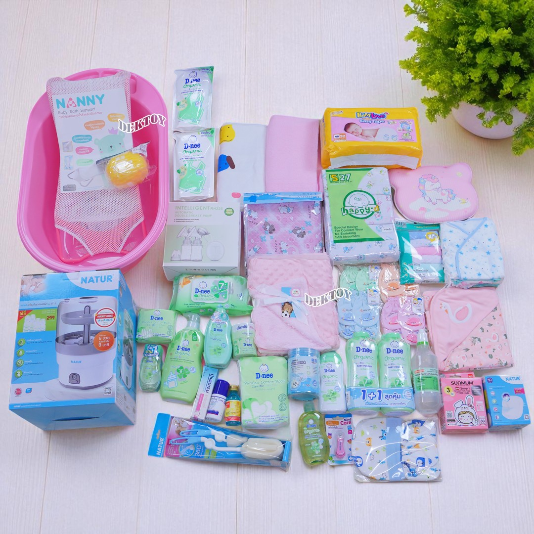 เซ็ทเตรียมคลอด ของใช้เด็กแรกเกิด38ชิ้น เซ็ทที่2