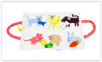 กระเป๋าผ้าสอนสนุก ชุด ฉันหิวแล้วจ๊ะ ของเล่นเสริมพัฒนาการ ,ของเล่นเสริมทักษะ,ของเล่นเด็ก, สื่อการสอนอนุบาล