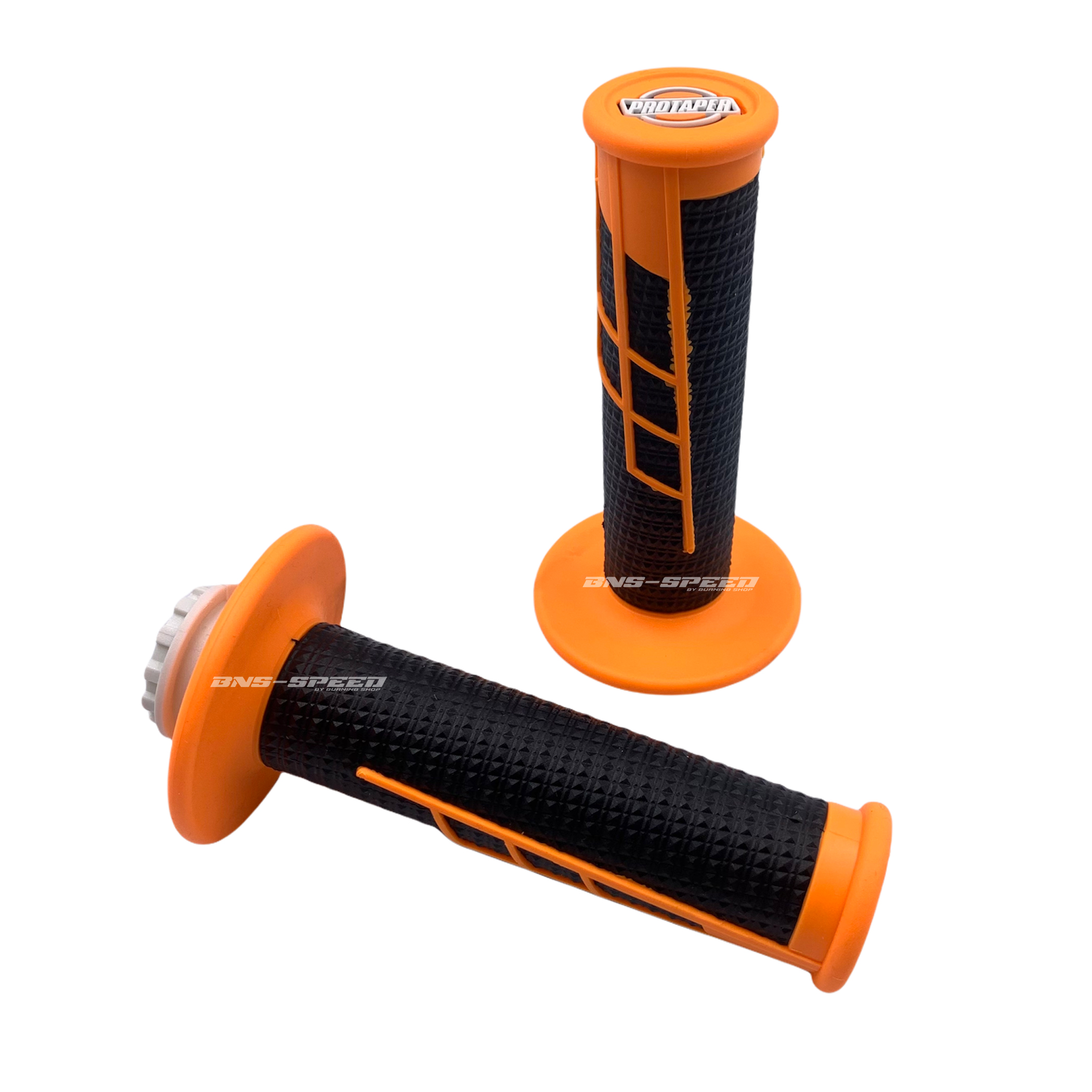 ปลอกแฮนด์ ProTaper Clamp-On Grip 1/2 Waffle สีส้ม/ดำ
