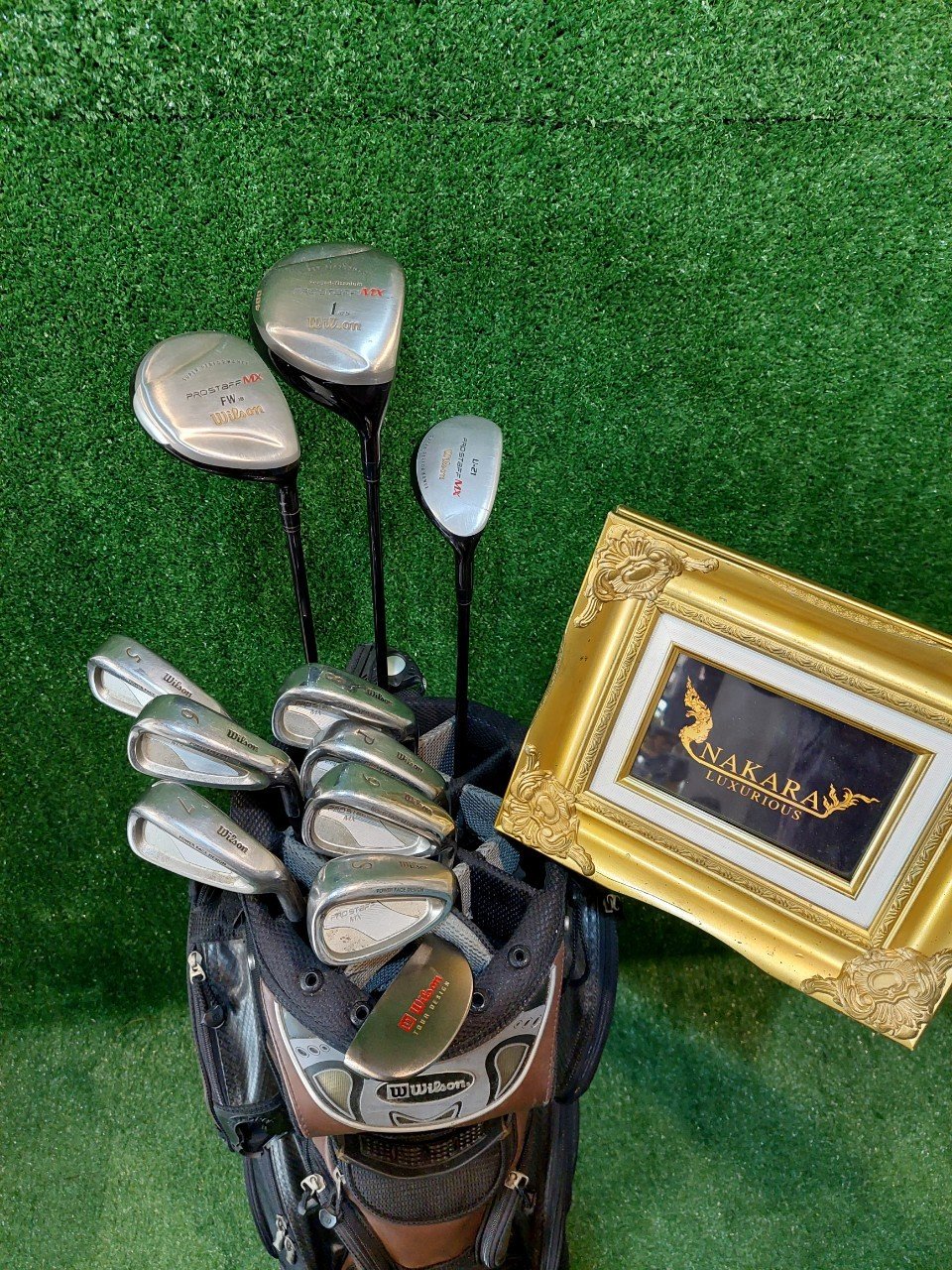 FULLSET พรีเมี่ยม WILSON ครบเซ็ทพร้อมถุงกอล์ฟ