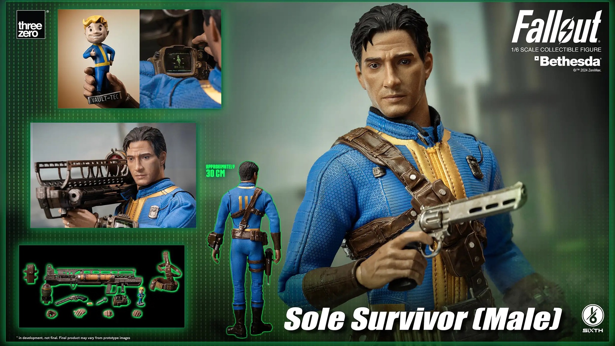 [สั่งจอง] Threezero 3Z05410W0 1/6 : Fallout - Sole Survivor (Male)