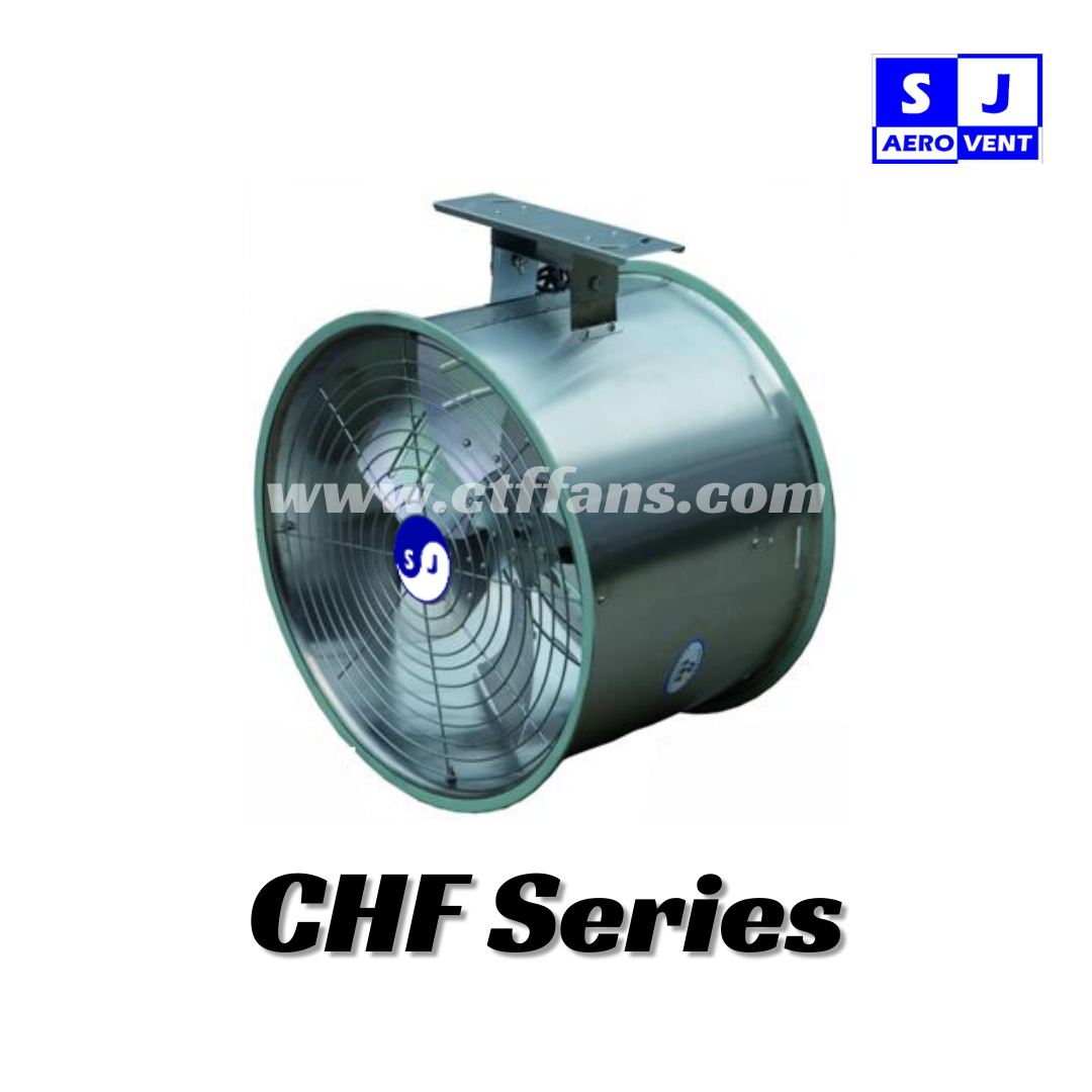 พัดลมระบายอากาศแบบแขวน SJ AEROVENT (Model: CHF)