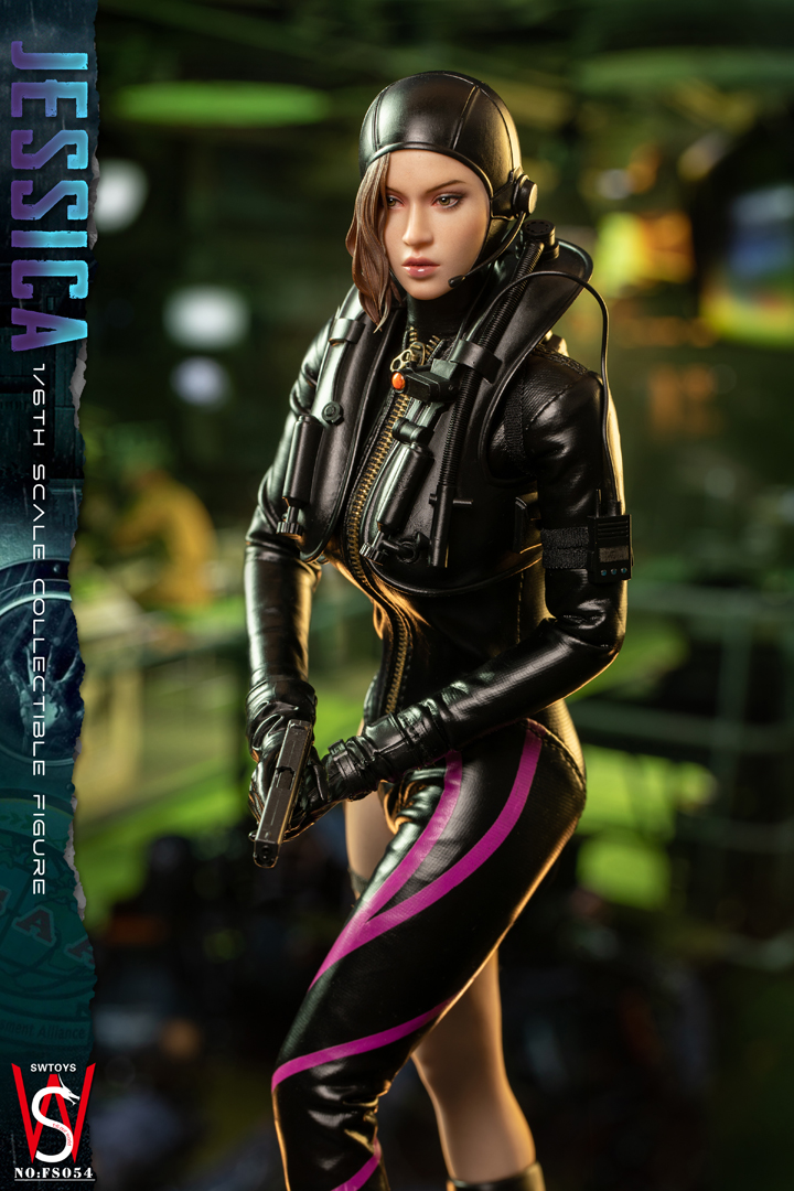 ○1/6 SWTOYS NO.FS054 『JESSICA』ヘッド○ SWTOYS Agent Jessica Sherawat 1/6 Action Figure Toys 12