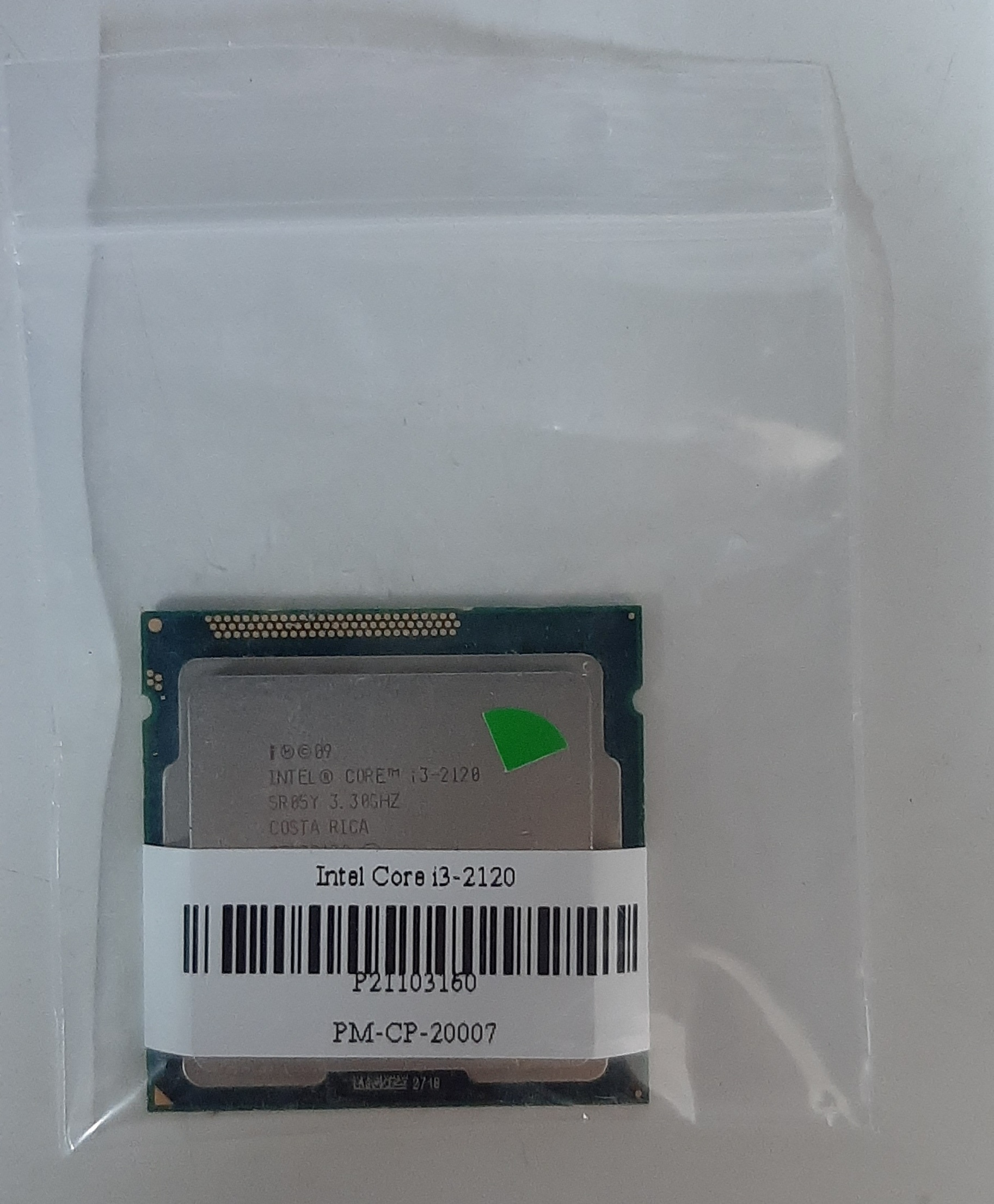 หน่วยประมวลผลมือสอง สภาพดี ประกันร้าน 1 เดือน Intel Core i3-2120 FCLGA1155 3.30 GHz 2Cores 4Threads