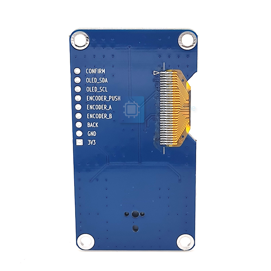 โมดูลจอพร้อมปุ่ม knob 0.96/1.3 Inch OLED Display Screen With EC11 Rotary Encoder Module IIC Interface