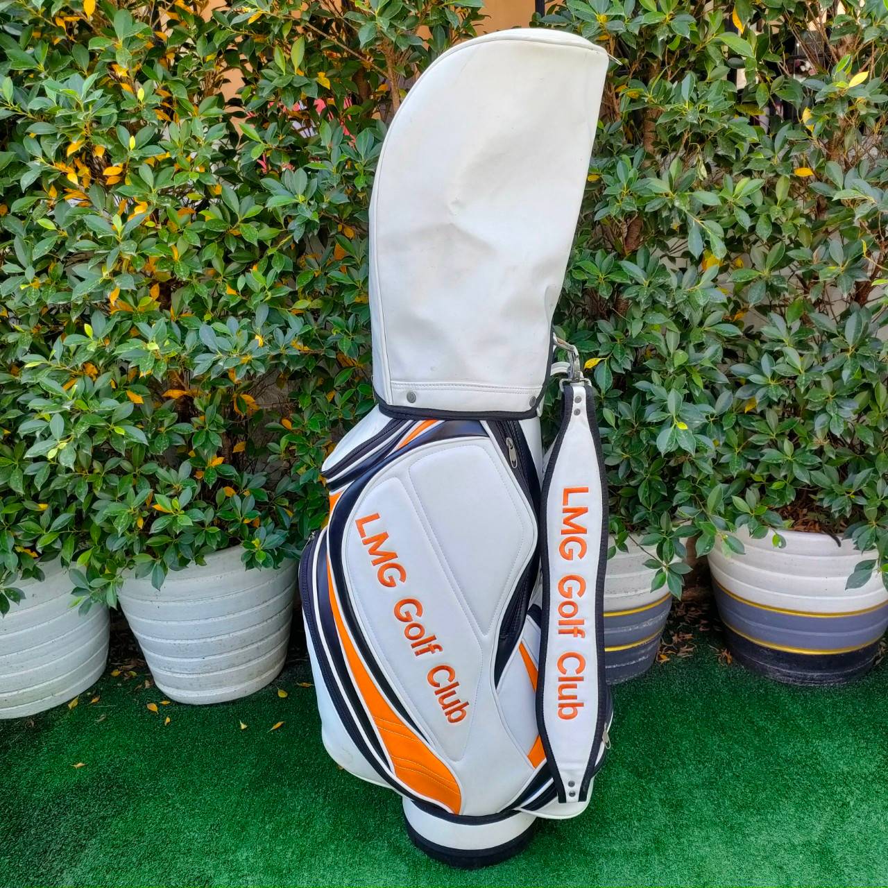 ถุงกอล์ฟ LMG GOLF CLUB มือสอง ถุง TOUR ใบใหญ่ หนังสวย บุกำมะหยี่