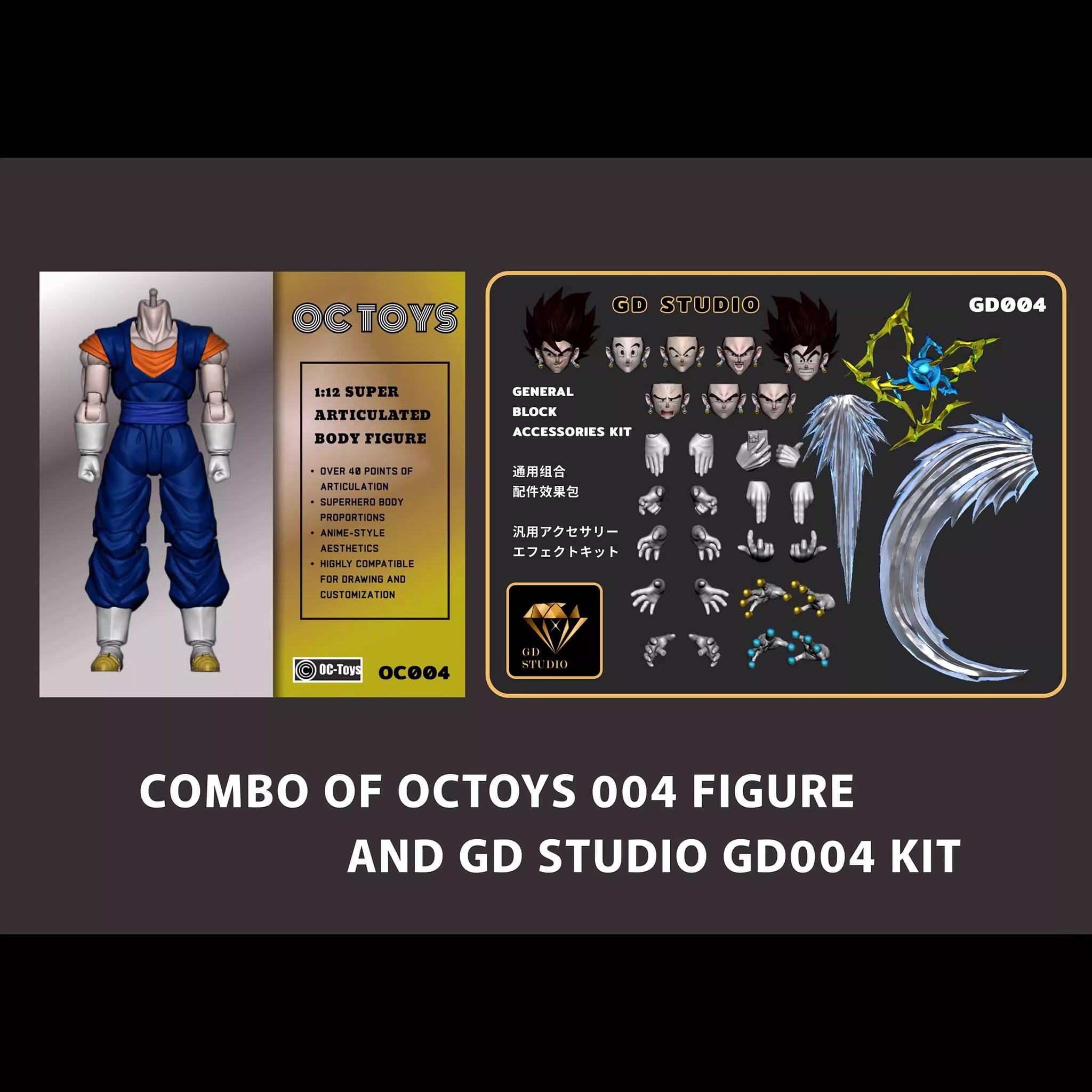 [สั่งจอง] OC Toys & GD Custom Kit combo 1/12