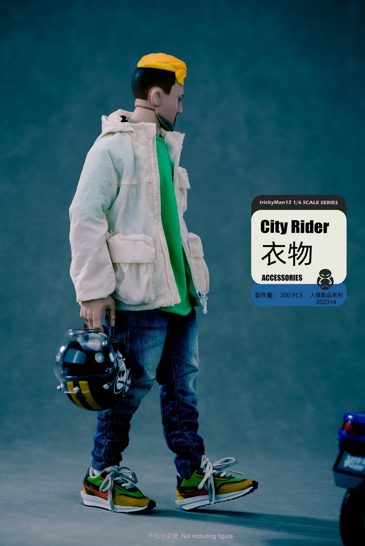 [พร้อมส่ง] "trickyMan12 202314 1/6 : CITYRIDE *เฉพาะเซตชุดและอุปกรณ์เสริม ไม่รวมบอดี้ หัว"