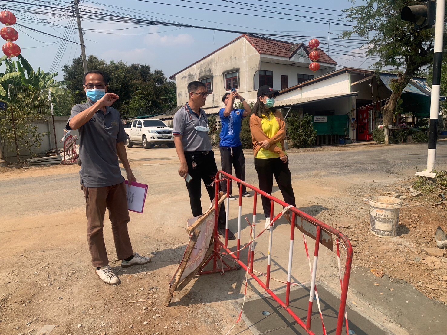 งานวางระบบท่อระบายน้ำ เทศบาลตำบลเบิกไพร อ.บ้านโป่ง