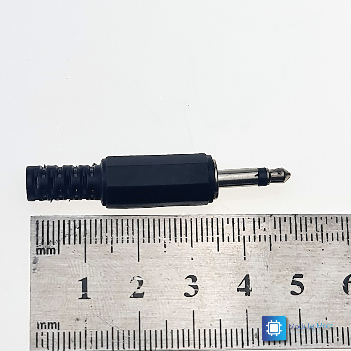 แจ็คหูฟังตัวผู้ 3.5mm mono plug 2-section headphone audio