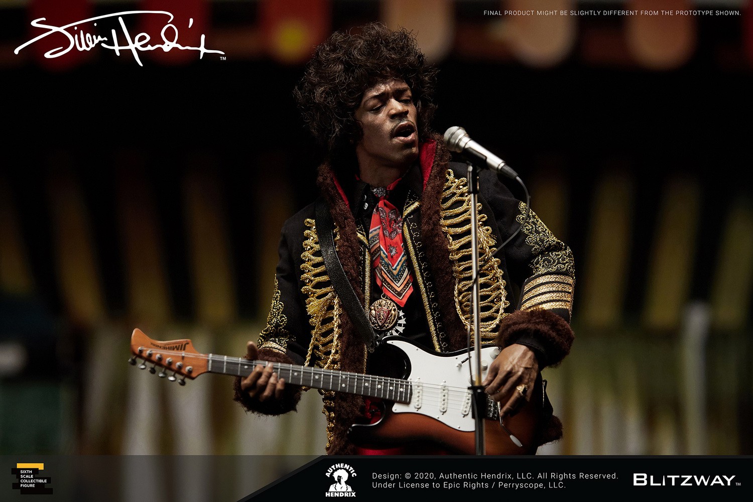 [สั่งจอง] BLITZWAY BW-UMS 11201 1/6 Scale : Jimi Hendrix
