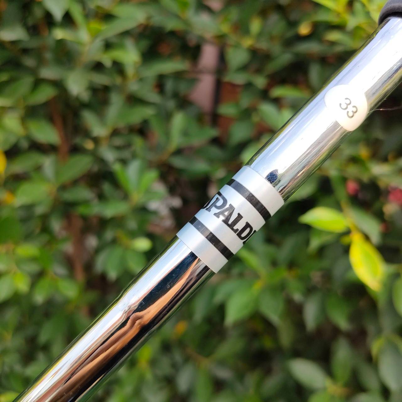 PUTTER SPALDING S-20 ความยาว 33 นิ้ว ก้าน SPALDING หน้าสัมผัสสวยมาก ทำให้เกาะไลน์สุดๆ สภาพสวยเลยครับ