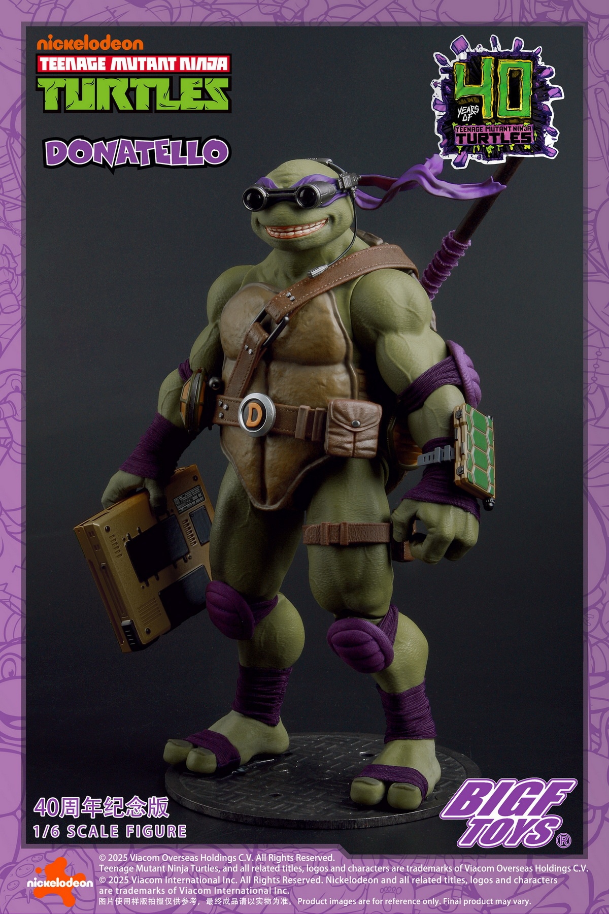 [สั่งจอง]BIGFTOYS BIGF-003 1/6 : TNMT - Donatello 40th Anniversary Edition