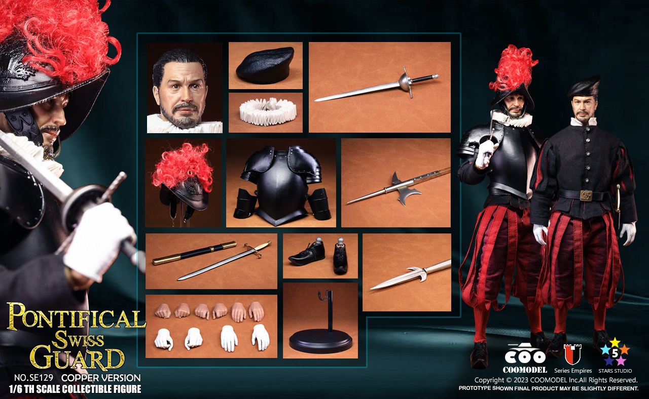 [สั่งจอง] COOMODEL 1/6 SERIES OF EMPIRES : PONTIFICAL SWISS