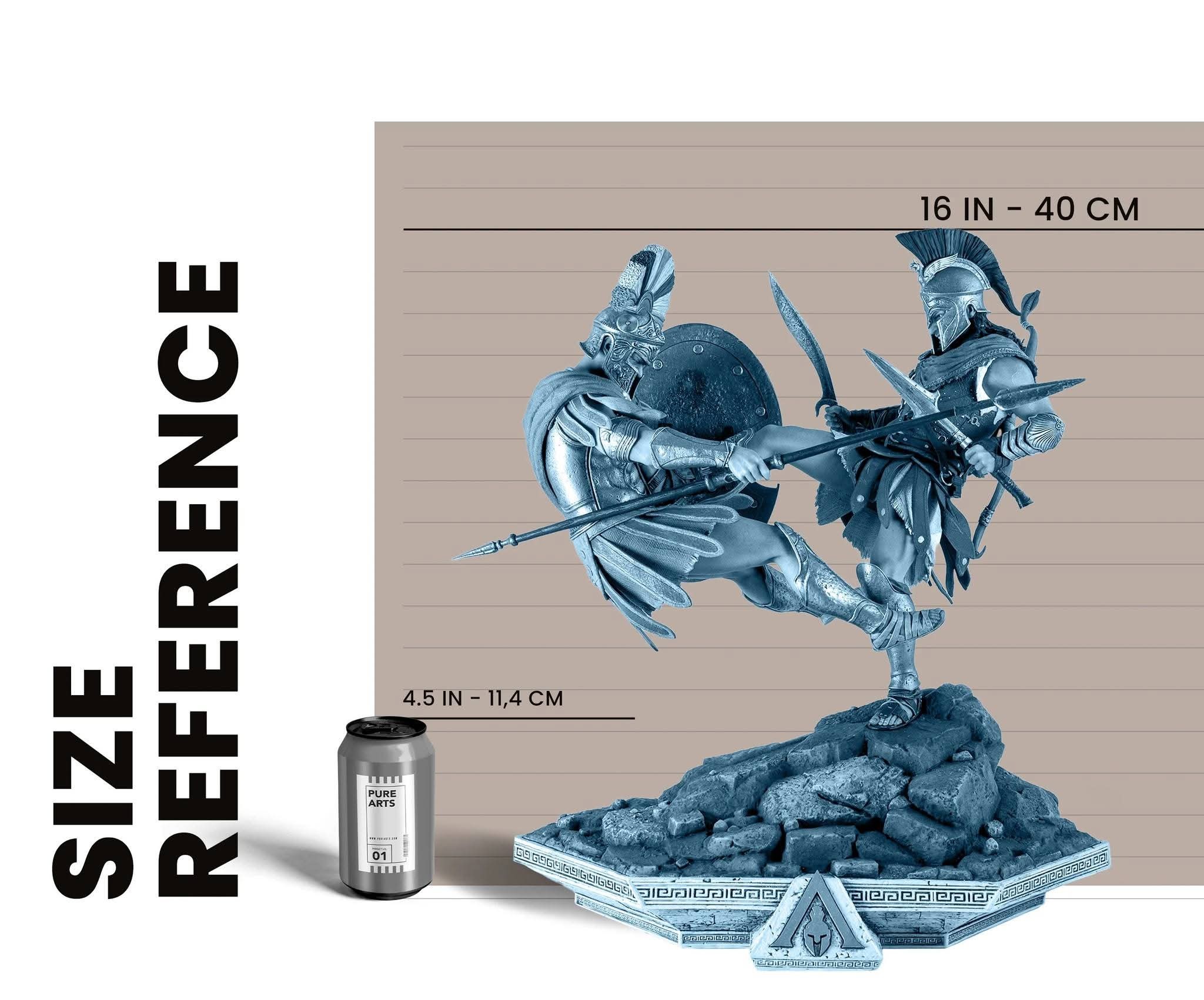 [สั่งจอง] PureArts : 1/6 Diorama - Geralt VS Eredin (The Witcher 3 : Wild Hunt)