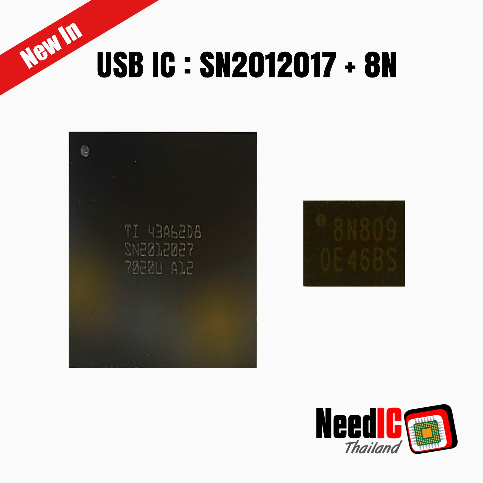USB IC : SN2012027 + 8N IC สำหรับ iPhone 15/Plus/Pro/Max