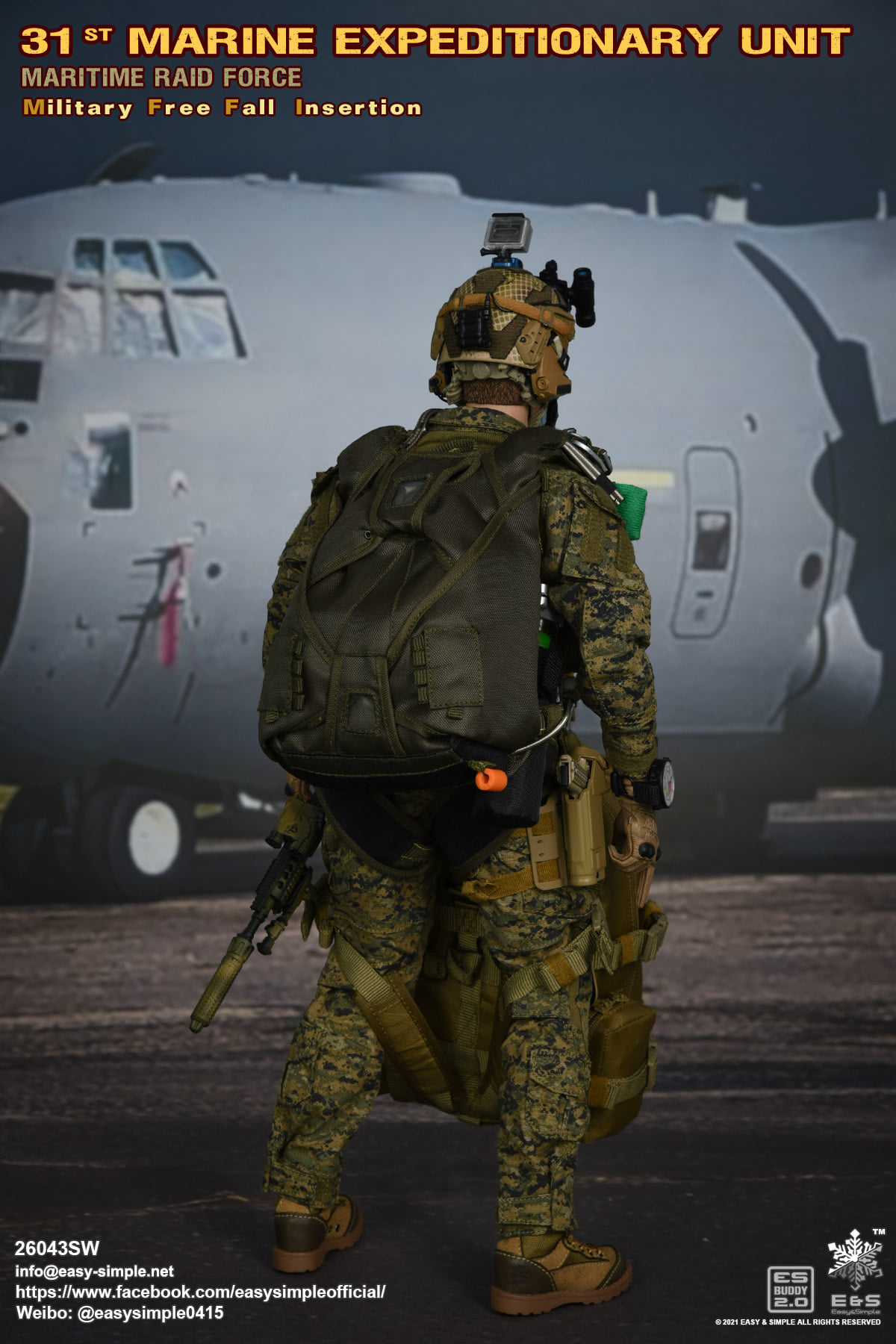 [สั่งจอง]Easy&Simple 26043S : 31ST MEU MRF Military Free Fall Insertion
