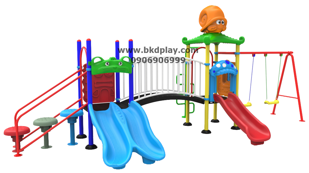 ชุดหอปลาหมึก+ปีนป่าย +ชิงช้า2ที่นั่ง เครื่องเล่นสนาม กลางแจ้ง เหล็ก, สไลเดอร์ ของเล่น สนามเด็กเล่น สั่งผลิต 10-20 วัน ขนาด310x700x250 ซม.