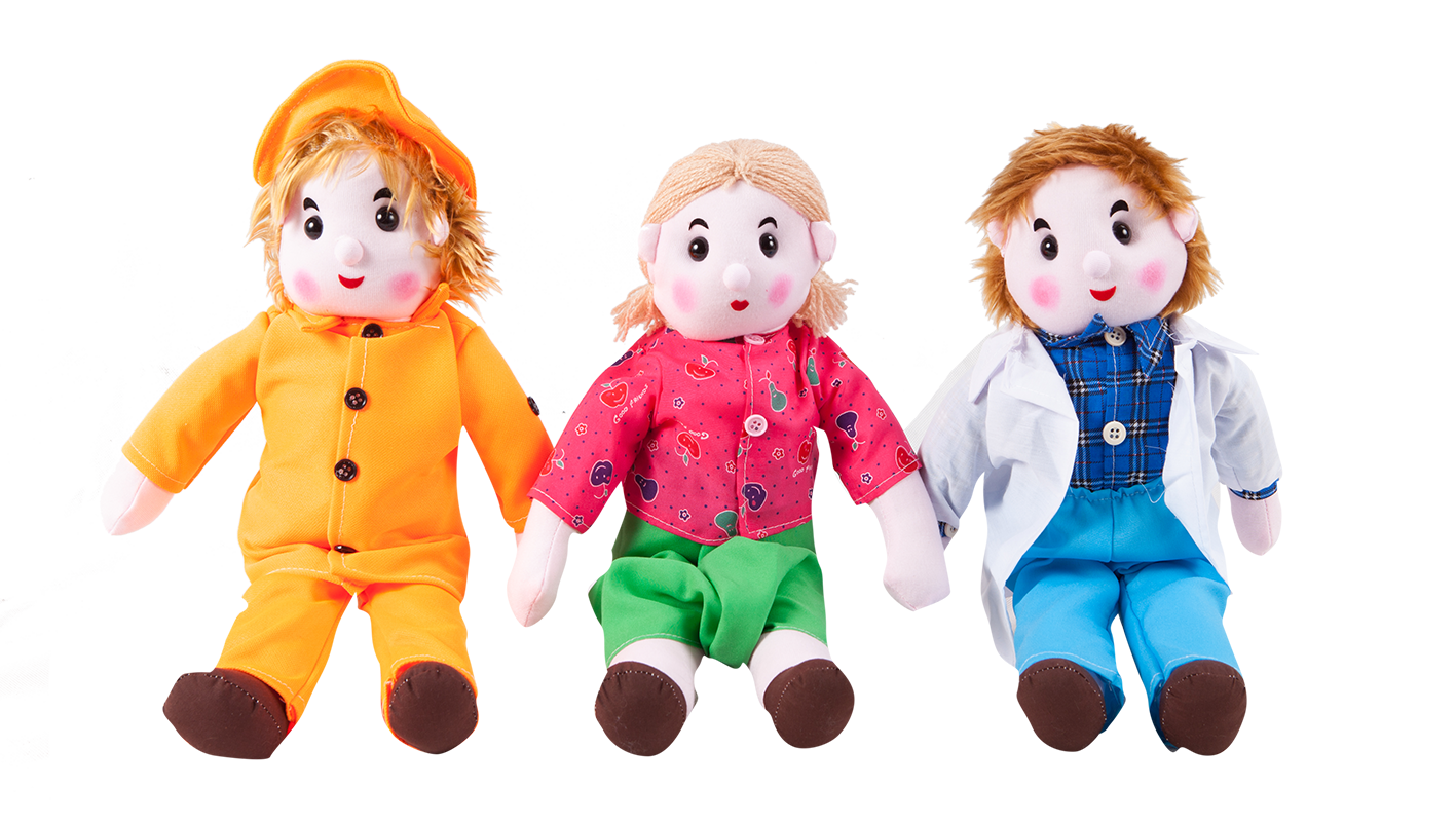 ตุ๊กตาอาชีพ ราคาต่อ 1 ตัว ขนาด 17 นิ้ว ,มี9 อาชีพ,พร้อมส่ง, ของเล่นเสริมพัฒนาการ ,ของเล่นเสริมทักษะ,ของเล่นเด็ก, สื่อการสอนอนุบาล