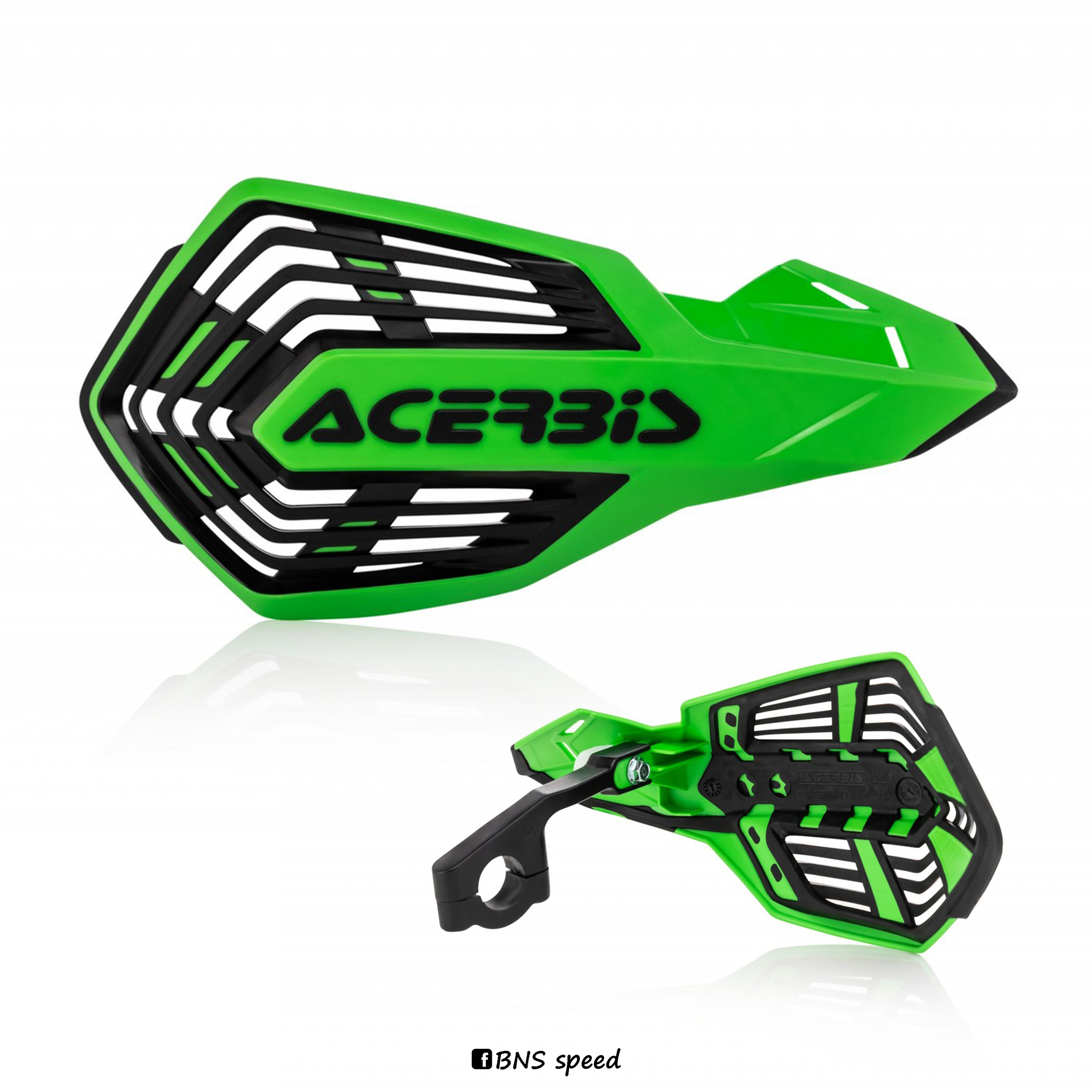 การ์ดแฮนด์ Acerbis X-Future Green/Black