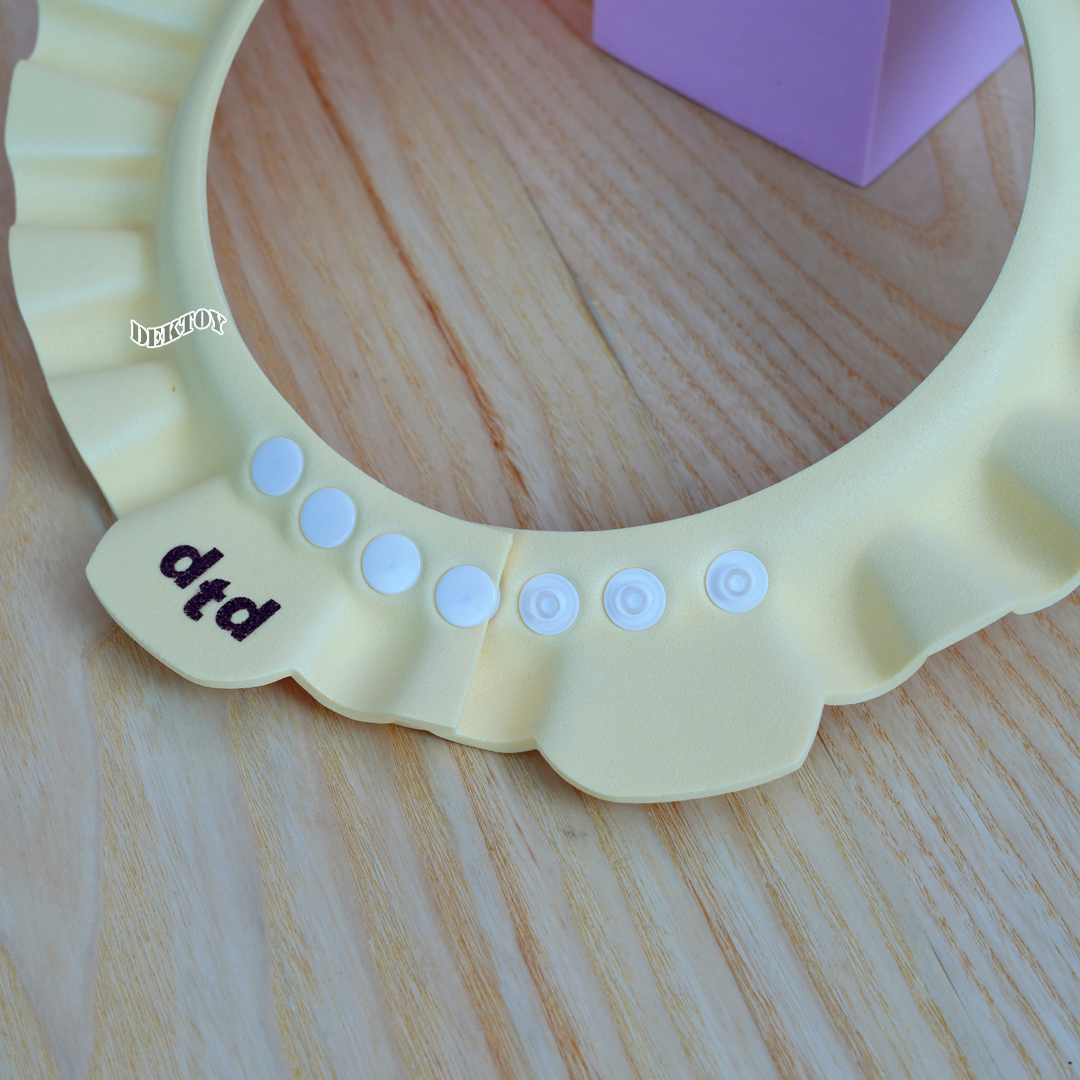 PAPABABY หมวกอาบน้ำเด็ก Shower Cap หมวกกันแชมพู รุ่นTCAT003 ใส่ตัดผมได้ หมวกกันน้ำเข้าตาเด็ก หมวกอาบน้ำเด็ก 6M+