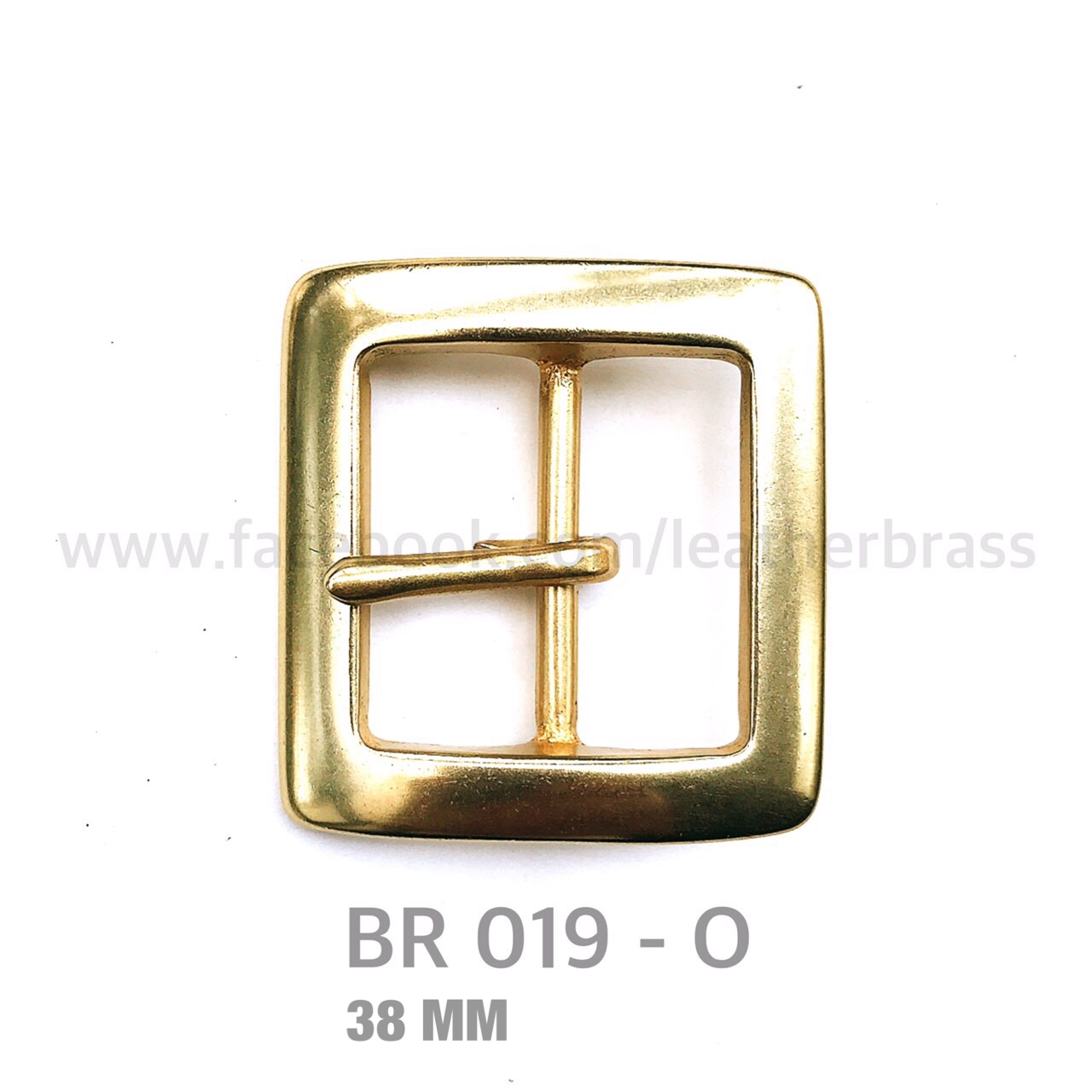 BR019-O หัวเข็มขัดทองเหลือง ขนาด 38มิลหรือ 1.5นิ้ว **ราคาต่อชิ้น**