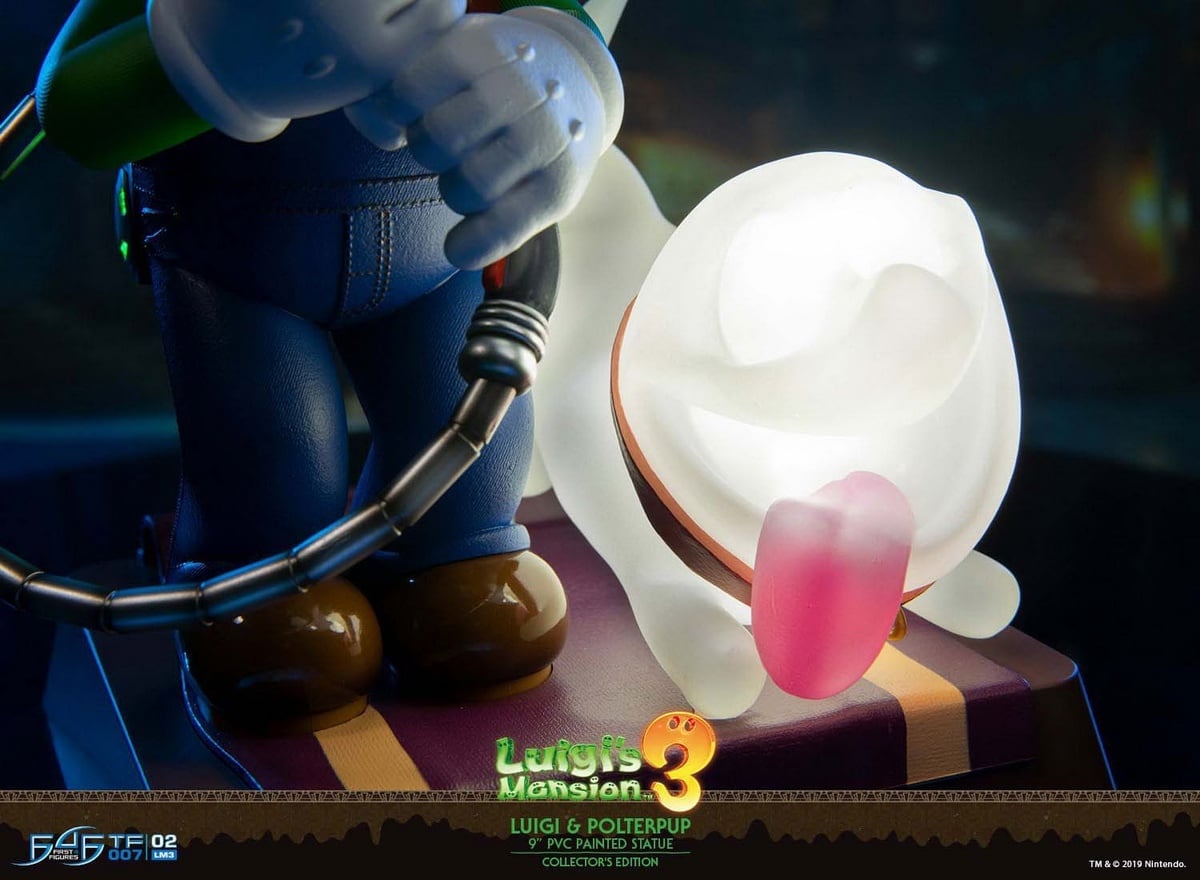 [สั่งจอง]First 4 Figures 23cm : LUIGI'S MANSION 3 – LUIGI AND POLTERPUP COLLECTOR'S EDITION