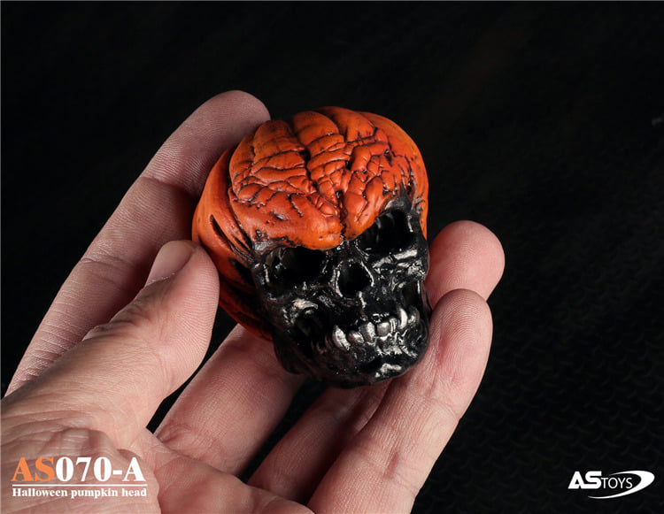[สั่งจอง]ASTOYS 1/6 : Halloween Skull Pumpkin Head Carving