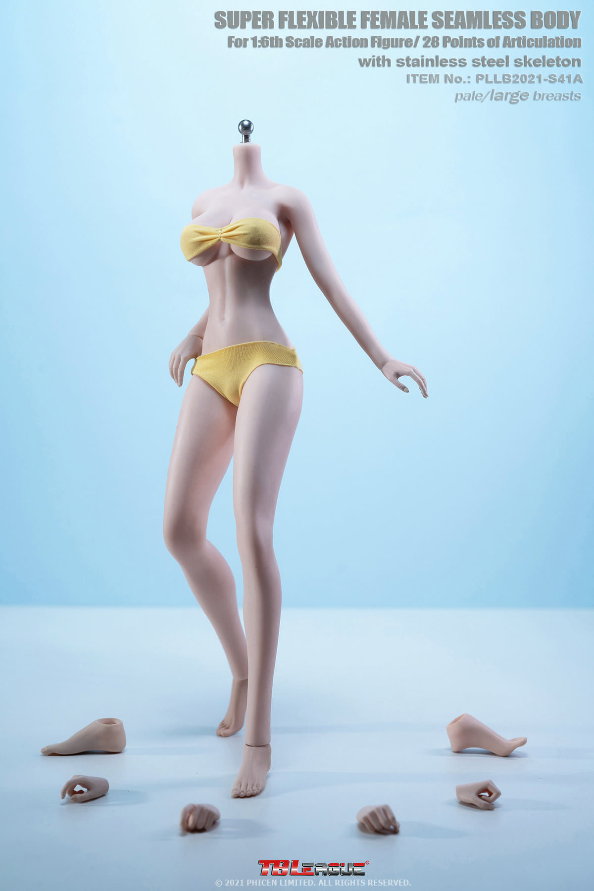 [สั่งจอง]TBLeague PLLB2021 1/6 : female seamless bodies- Tall and slender type