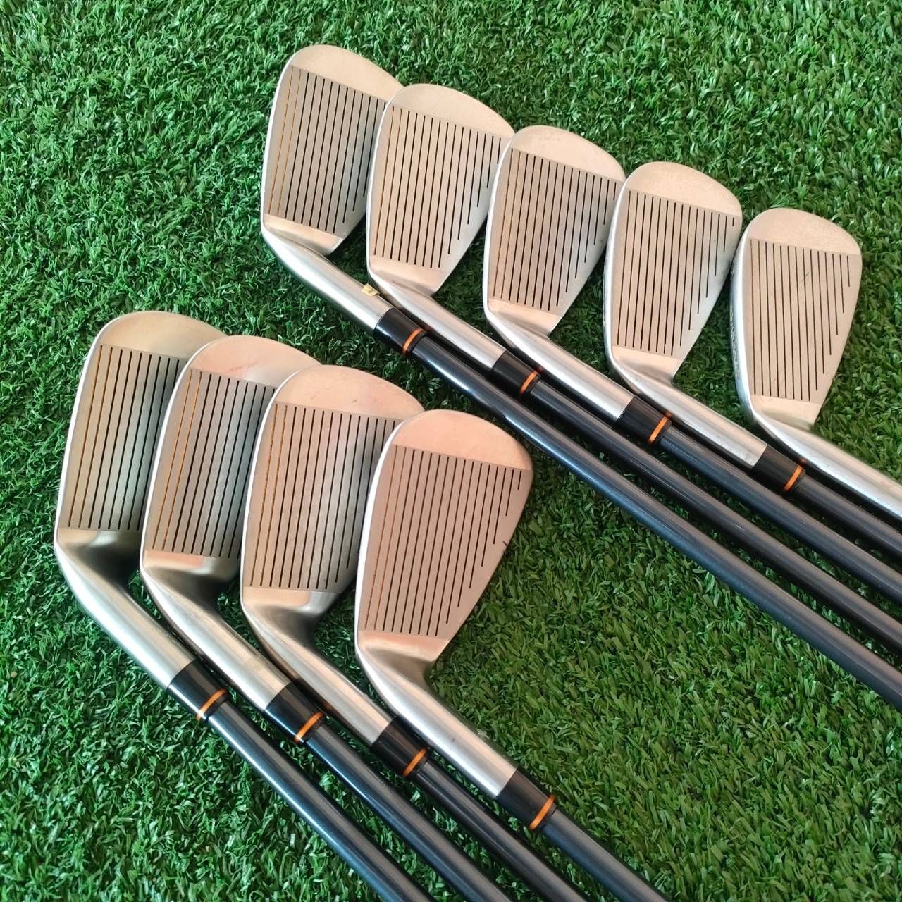 ชุดเหล็ก KENT EZ 2000 ของใหม่!! แต่พลาสติกหลุด** มีเหล็ก 3-9 เเละ PW SW ก้าน KENY EZ2000 FLEX R ตีดีมาก!! ไม้กอล์ฟมือหนึ่ง ของแท้ BY NakaraLuxurious